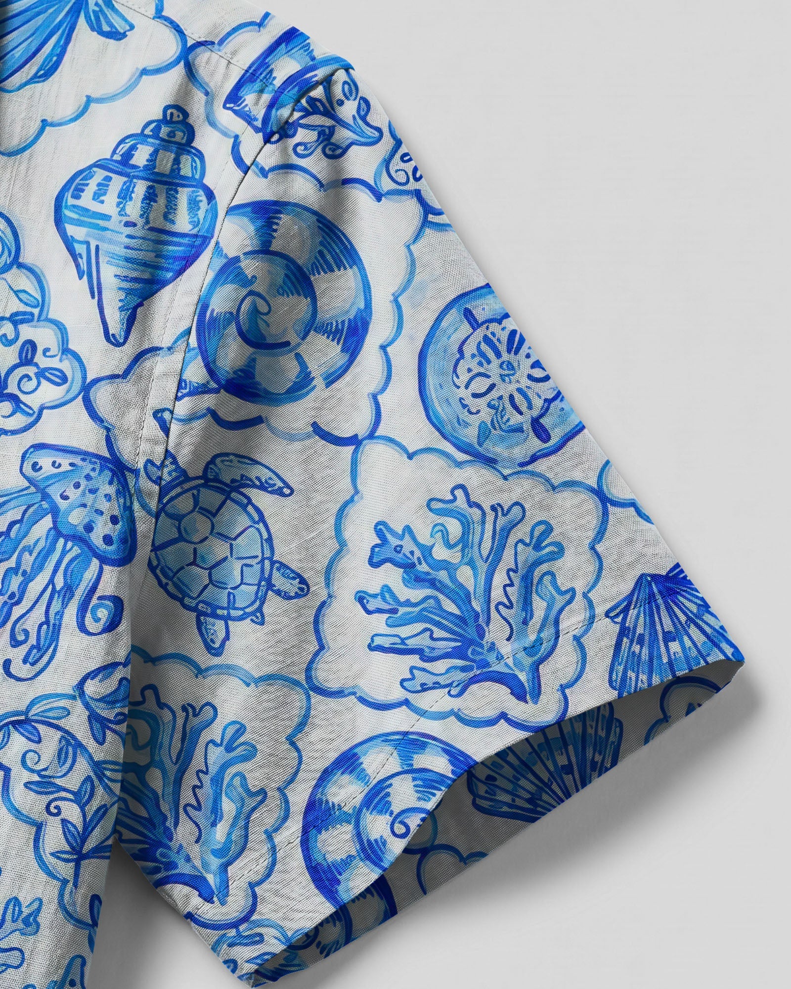 OCEAN LIFE SEAMLESS CAMP SHIRT  - TLTW0307262