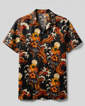 SEA TURTLE SUNSET CAMP SHIRT  - TLTW2906269
