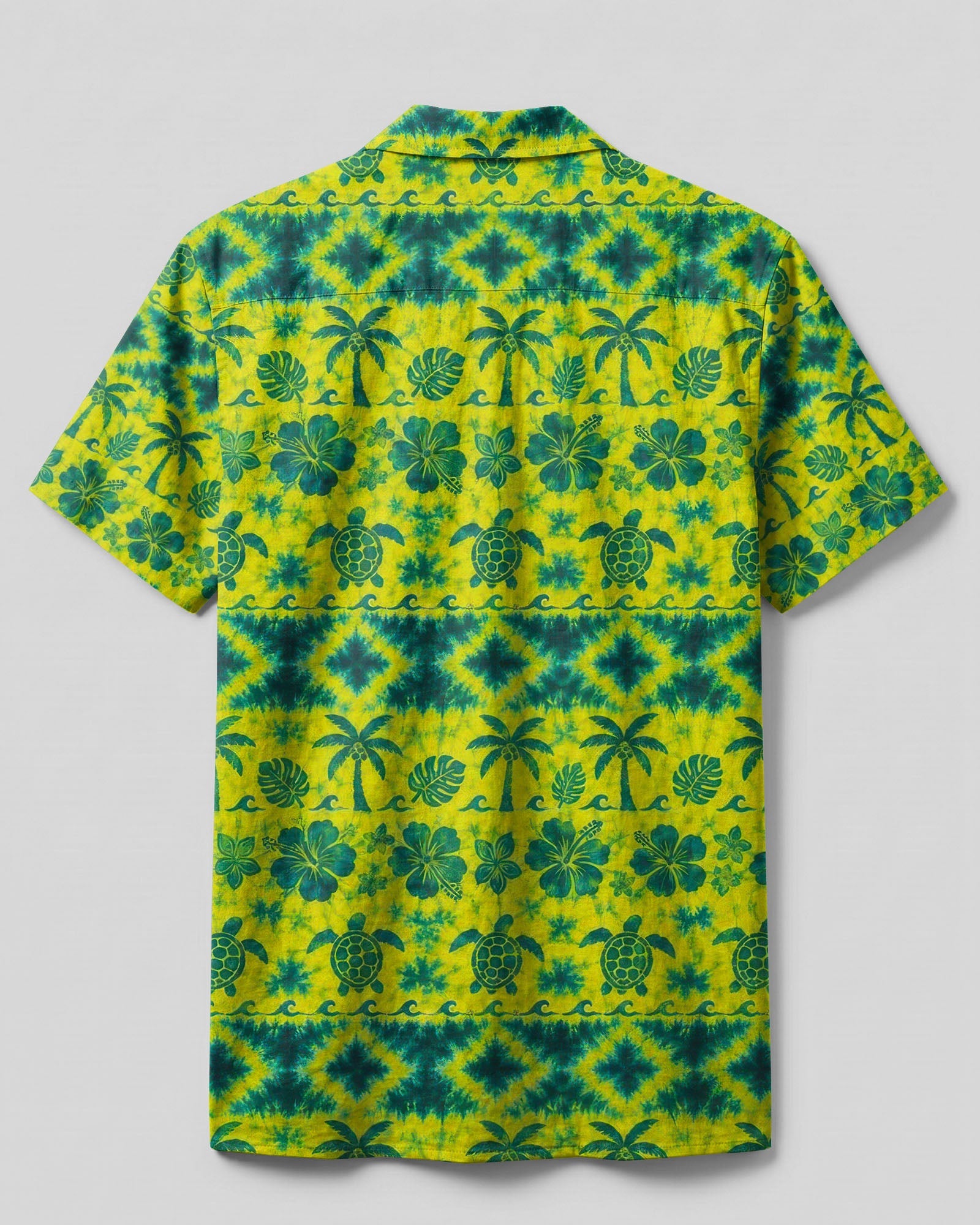 ALOHA TURTLE STRIPE CAMP SHIRT  - TLTW0307266