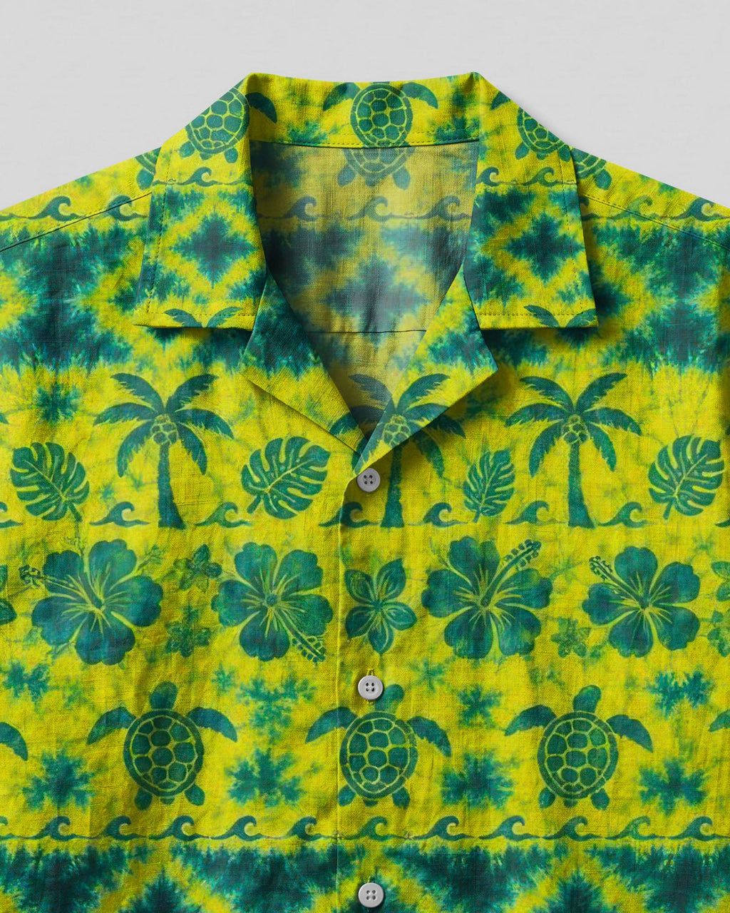 ALOHA TURTLE STRIPE CAMP SHIRT  - TLTW0307266