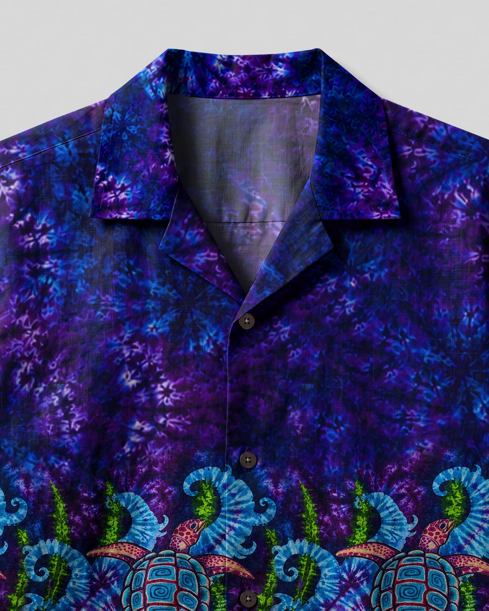 SEA TURTLES SEAWEED CAMP SHIRT - TLHN0607265