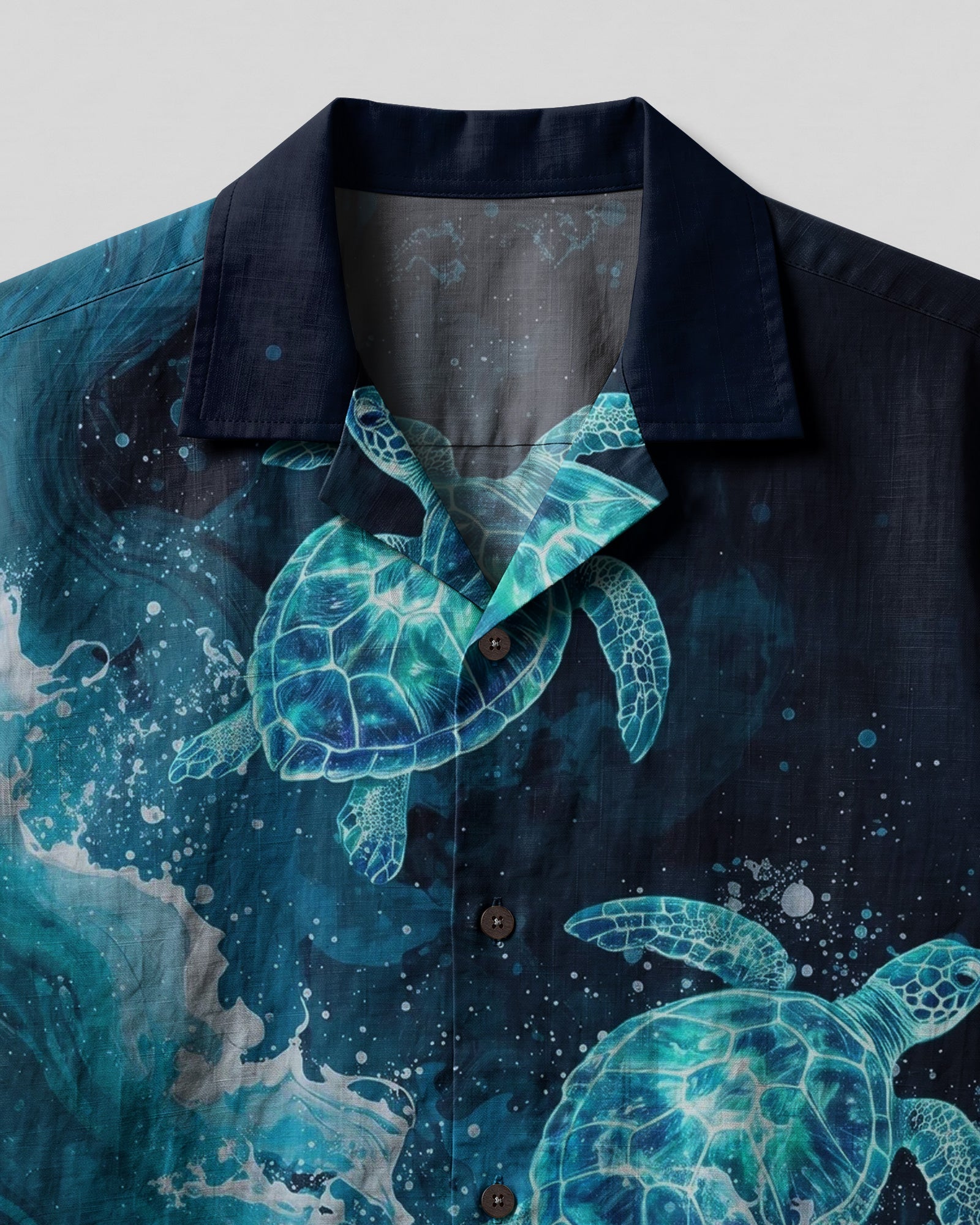 OCEAN GLOW TURTLES CAMP SHIRT - TYLN0807263