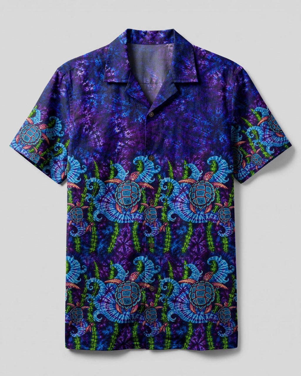 SEA TURTLES SEAWEED CAMP SHIRT - TLHN0607265