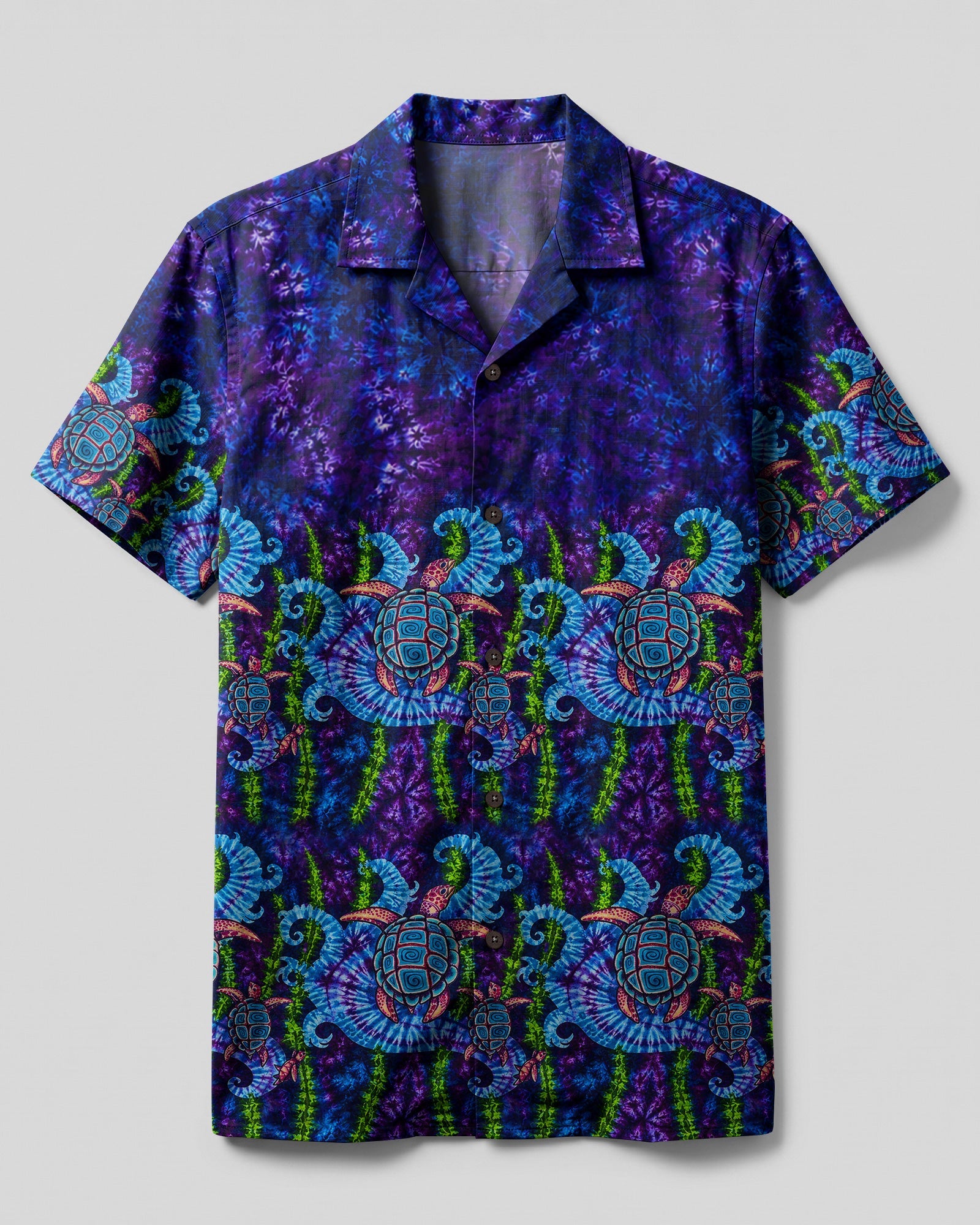 SEA TURTLES SEAWEED CAMP SHIRT - TLHN0607265