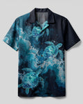 OCEAN GLOW TURTLES CAMP SHIRT - TYLN0807263