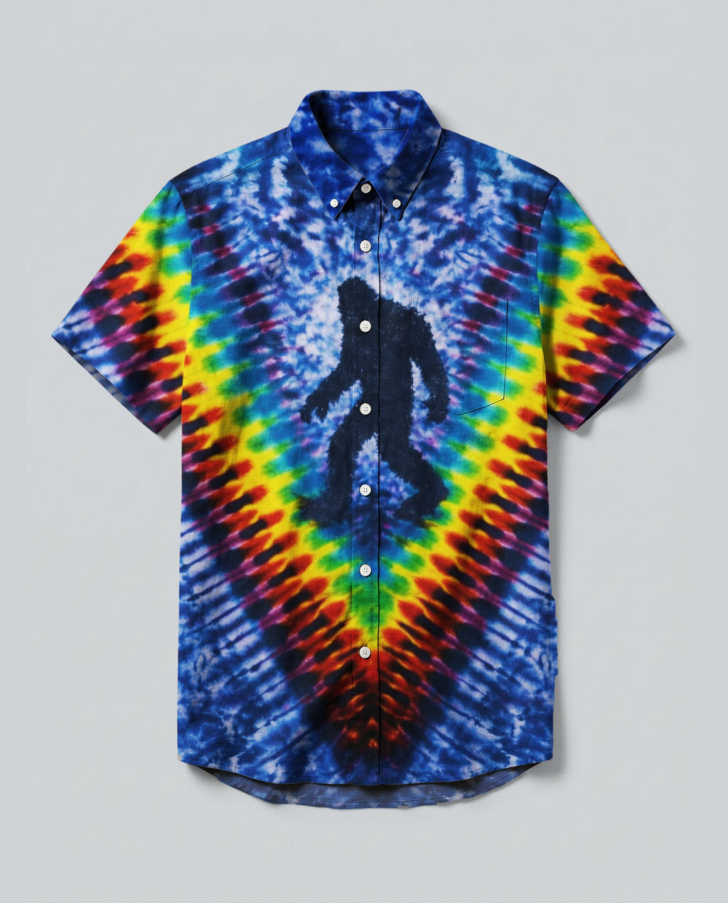 BIGFOOT SWIRL BUTTON-DOWN COLLAR SHIRT  - TLNO0906262