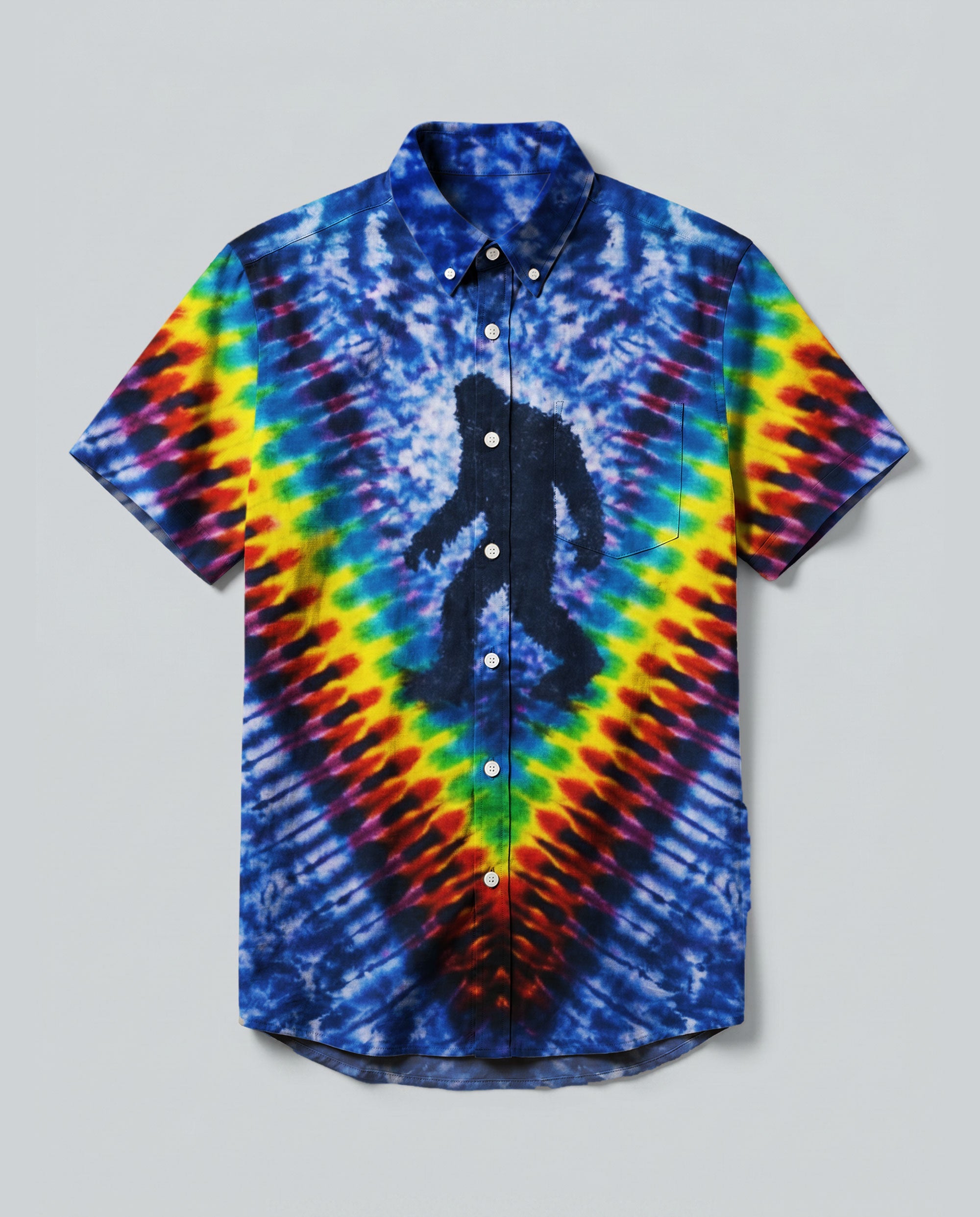 BIGFOOT SWIRL BUTTON-DOWN COLLAR SHIRT  - TLNO0906262