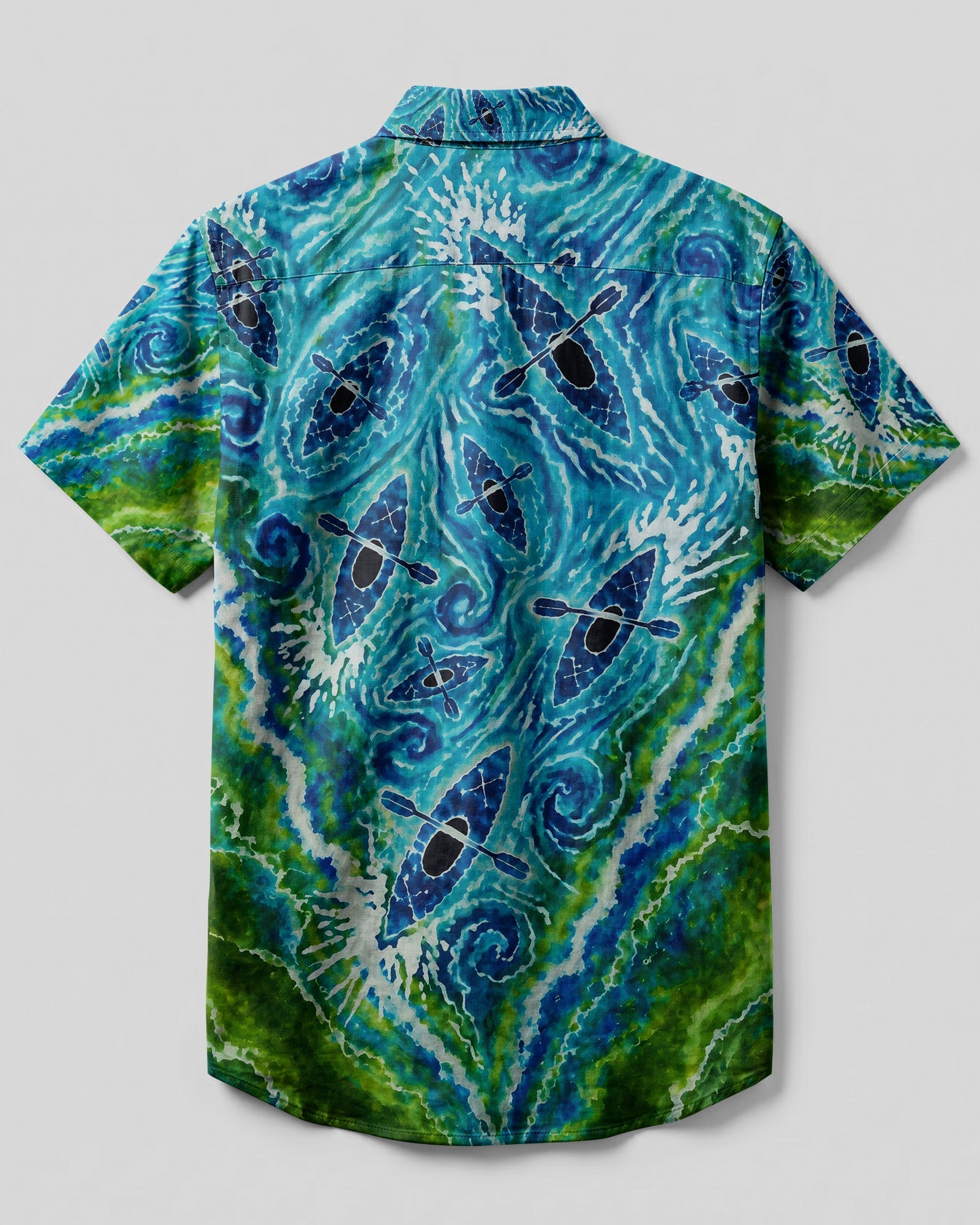 LAKESIDE KAYAK WATERFLOWL BUTTON-DOWN COLLAR SHIRT - KMTM1607261