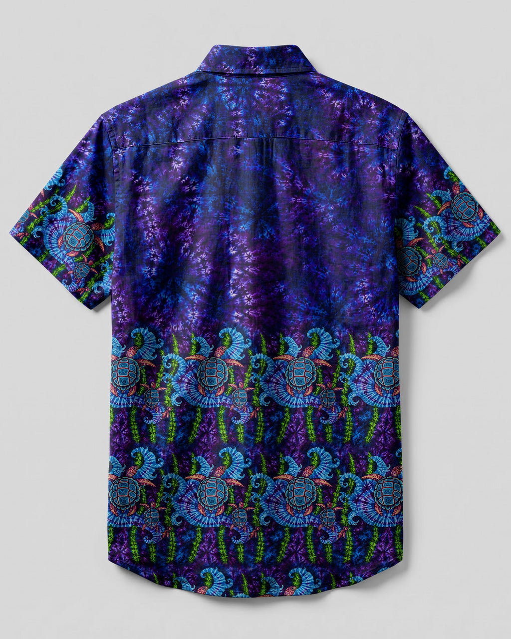 SEA TURTLES SEAWEED BUTTON-DOWN COLLAR SHIRT - TLHN0607264