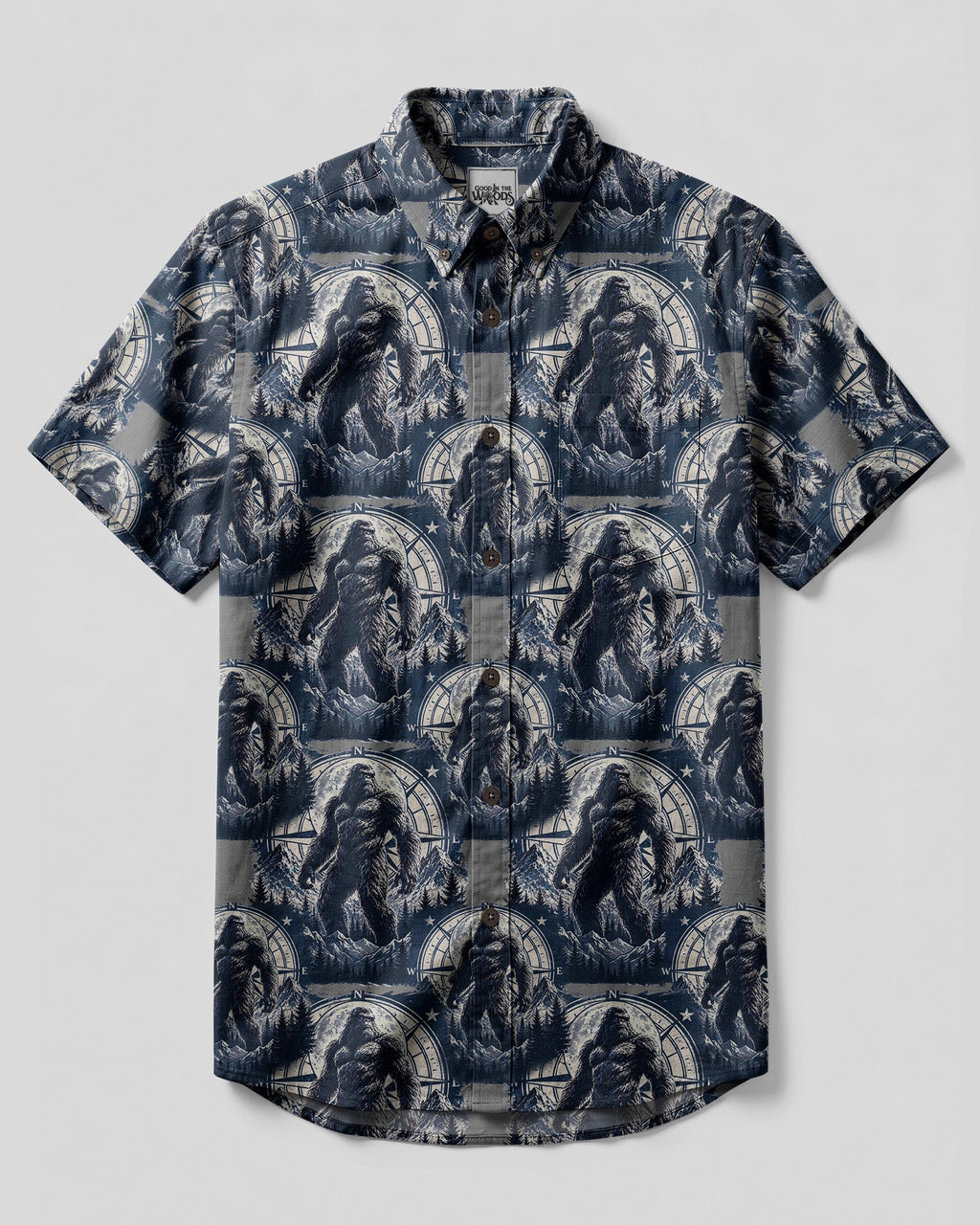 BIGFOOT INTO THE WILD BUTTON-DOWN COLLAR SHIRT - TYPQ0707261
