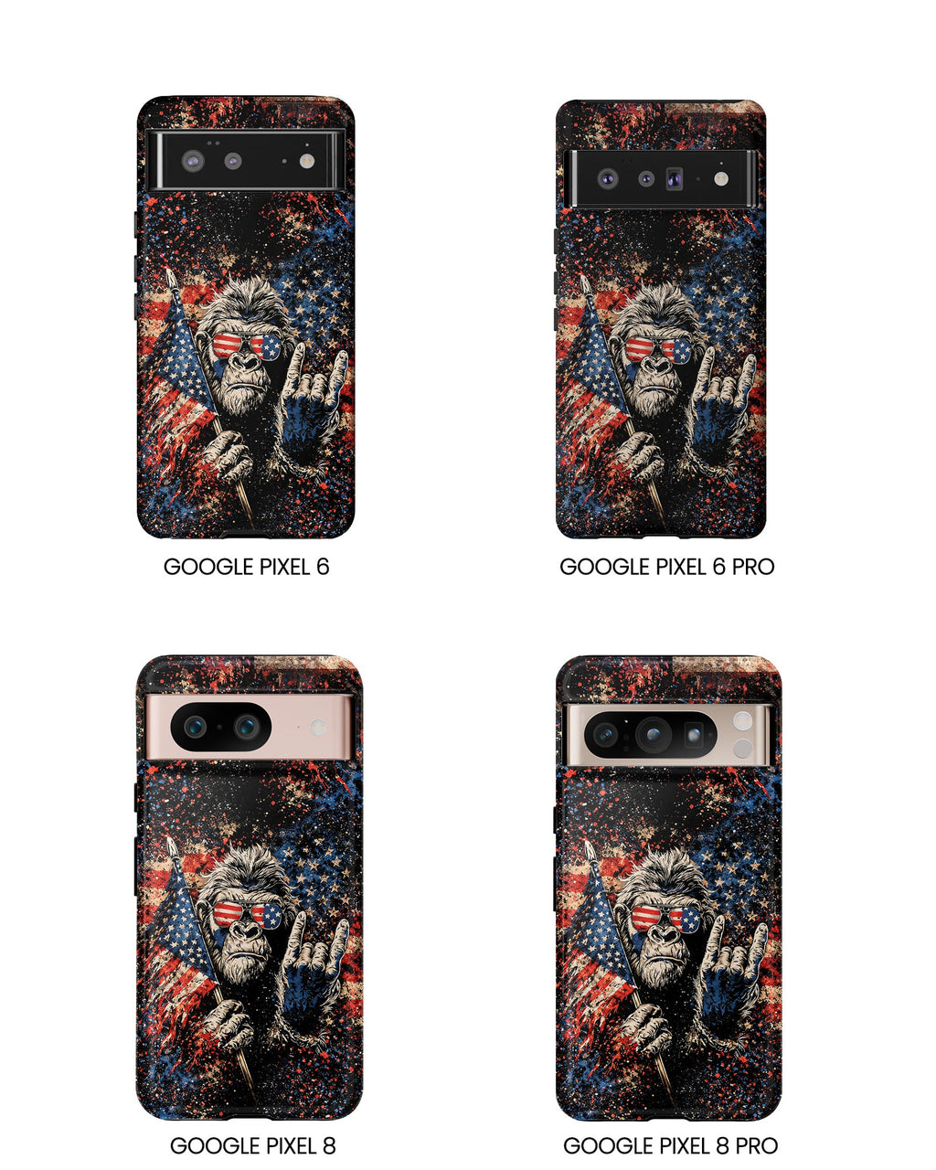 BIGFOOT GRUNGE STARS AND STRIPES  PHONE CASE  - TLHG0805265