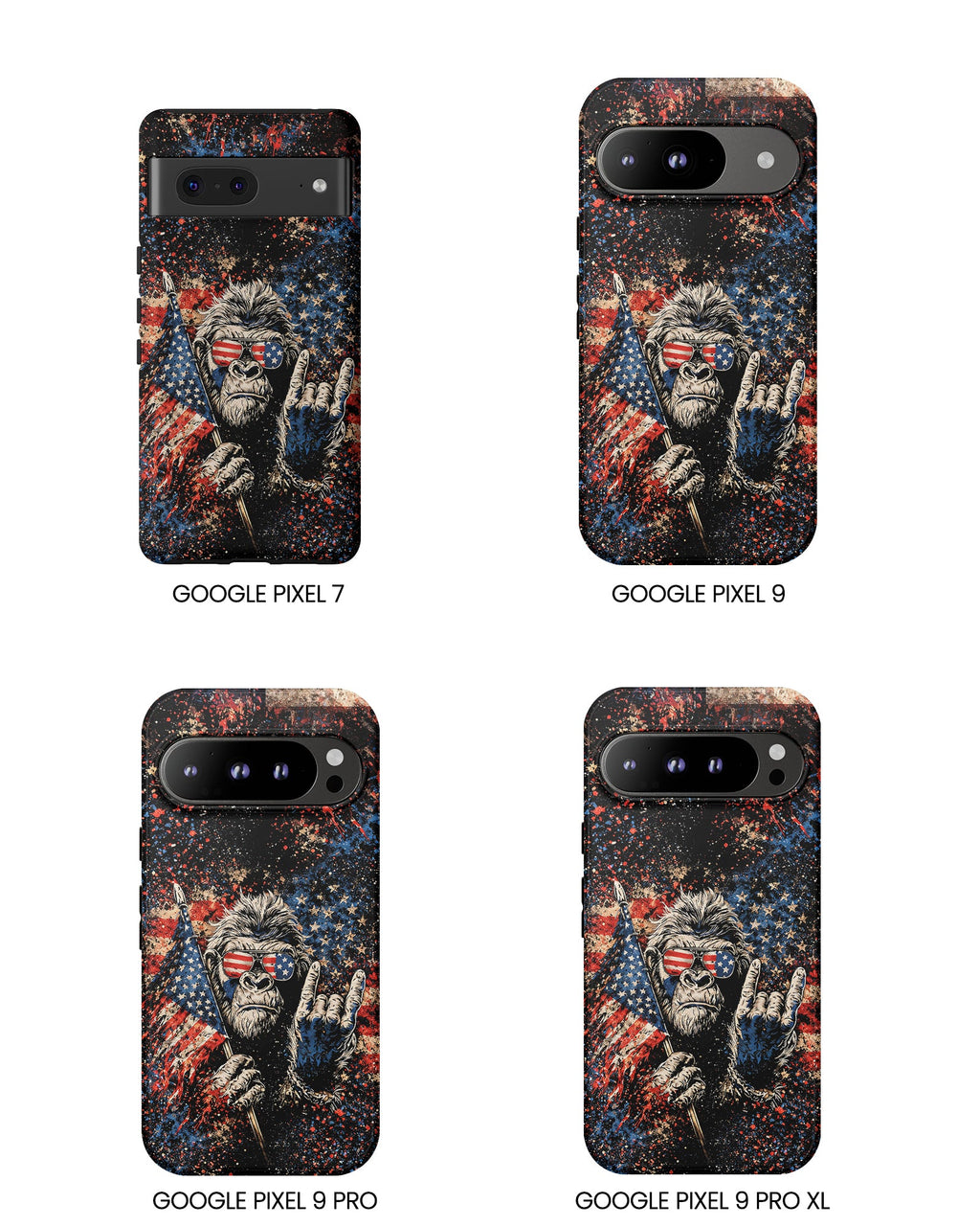 BIGFOOT GRUNGE STARS AND STRIPES  PHONE CASE  - TLHG0805265