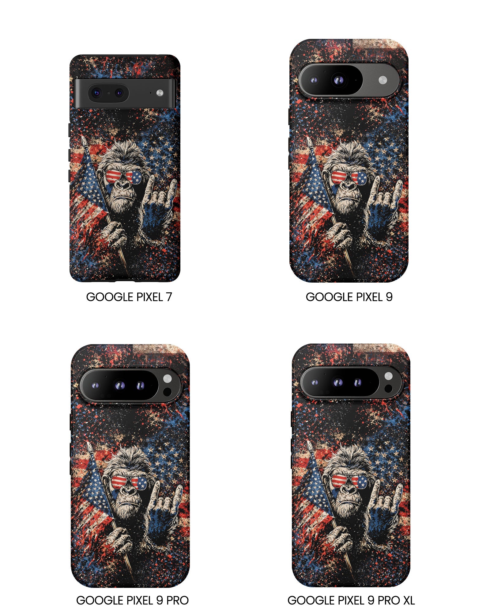 BIGFOOT GRUNGE STARS AND STRIPES  PHONE CASE  - TLHG0805265