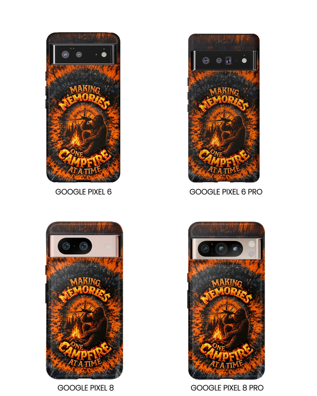 MAKING MEMORIES ONE CAMPFIRE AT A TIME BIGFOOT SWIRL PHONE CASE - TLNT1804262