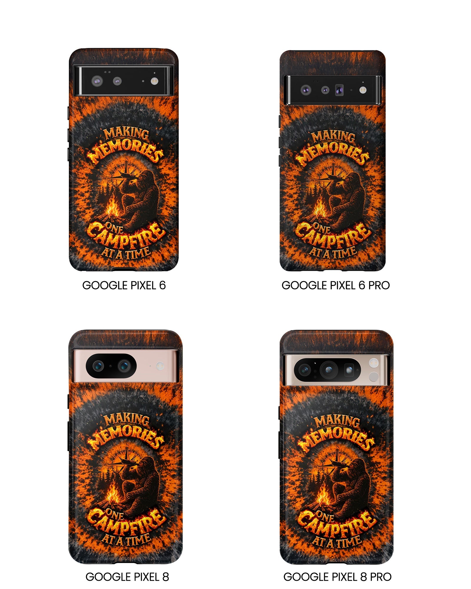 MAKING MEMORIES ONE CAMPFIRE AT A TIME BIGFOOT SWIRL PHONE CASE - TLNT1804262