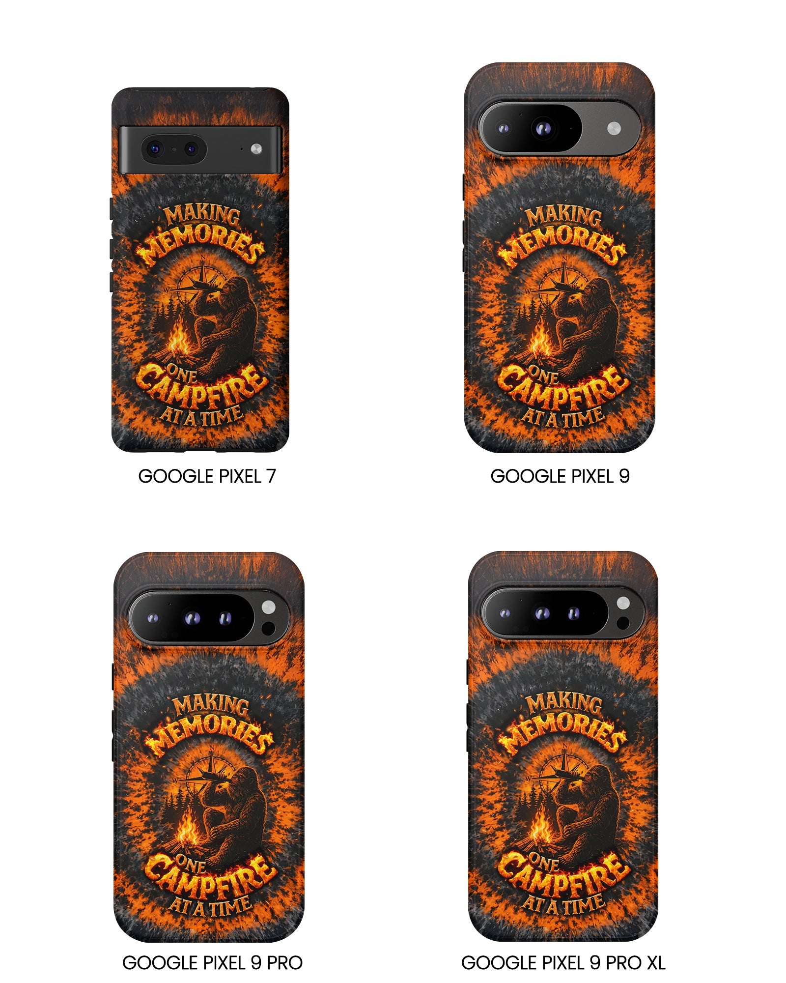 MAKING MEMORIES ONE CAMPFIRE AT A TIME BIGFOOT SWIRL PHONE CASE - TLNT1804262