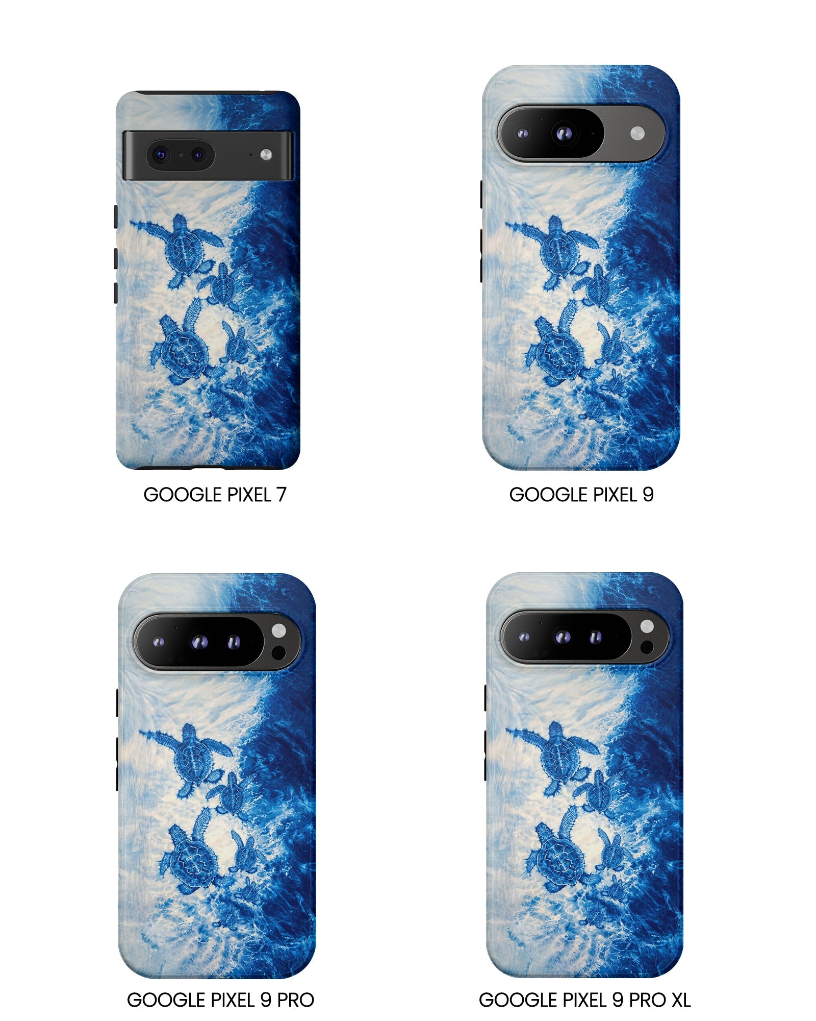 SEA TURTLE FAMILY WAVES PHONE CASE  - TLTW1704264