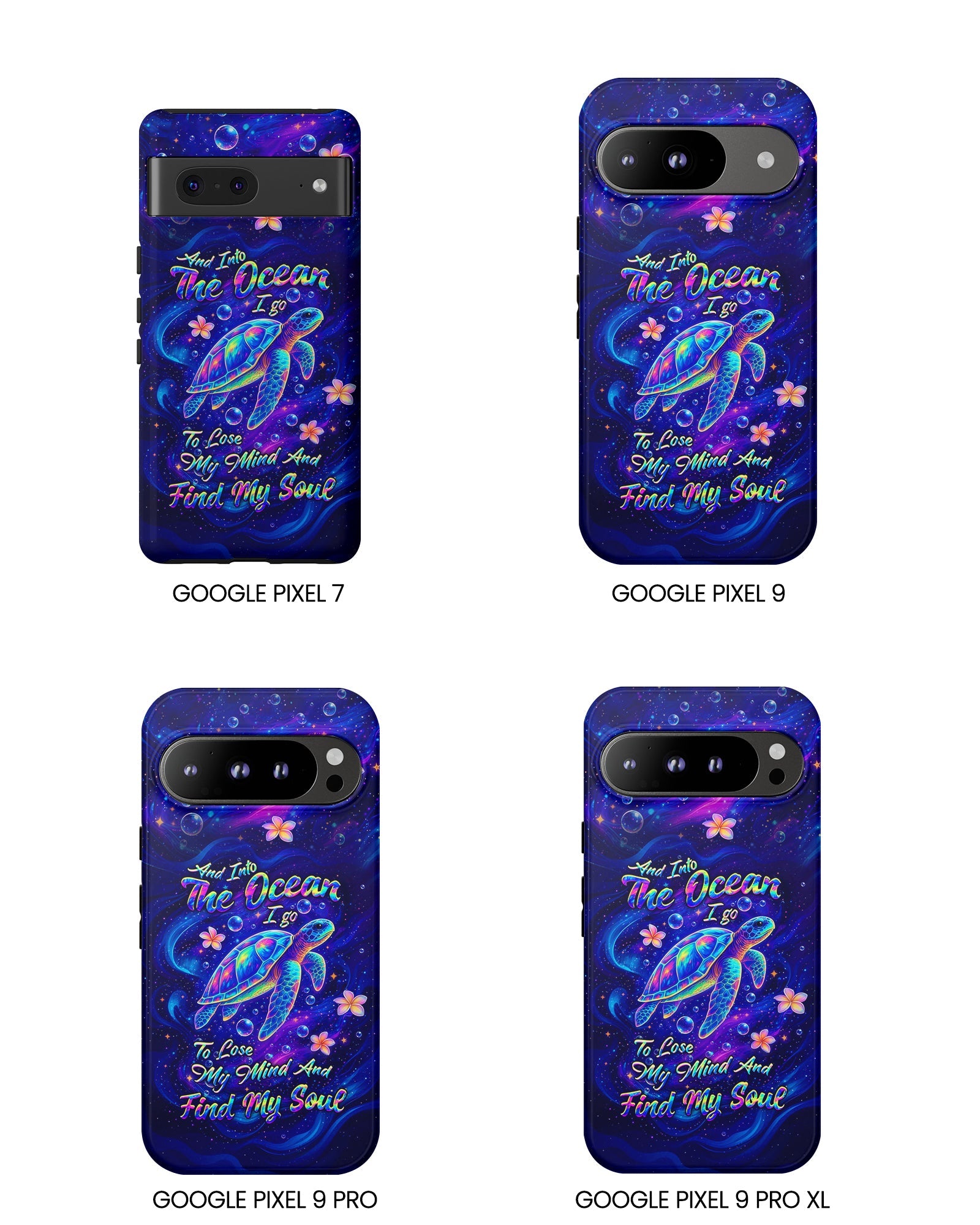 AND INTO THE OCEAN I GO TURTLE PHONE CASE  - TLHG1504262