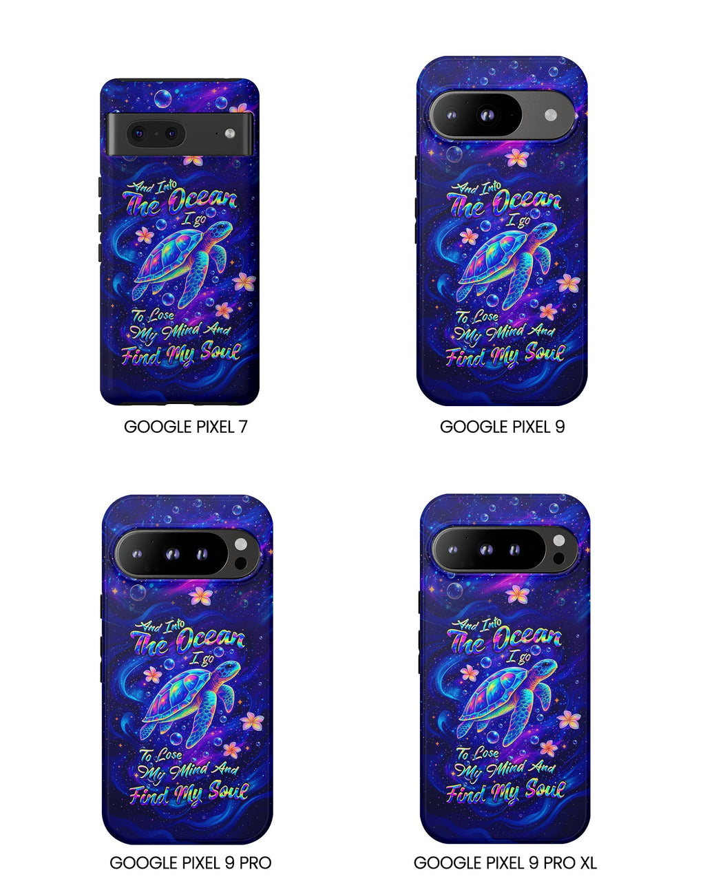 AND INTO THE OCEAN I GO TURTLE PHONE CASE  - TLHG1504262