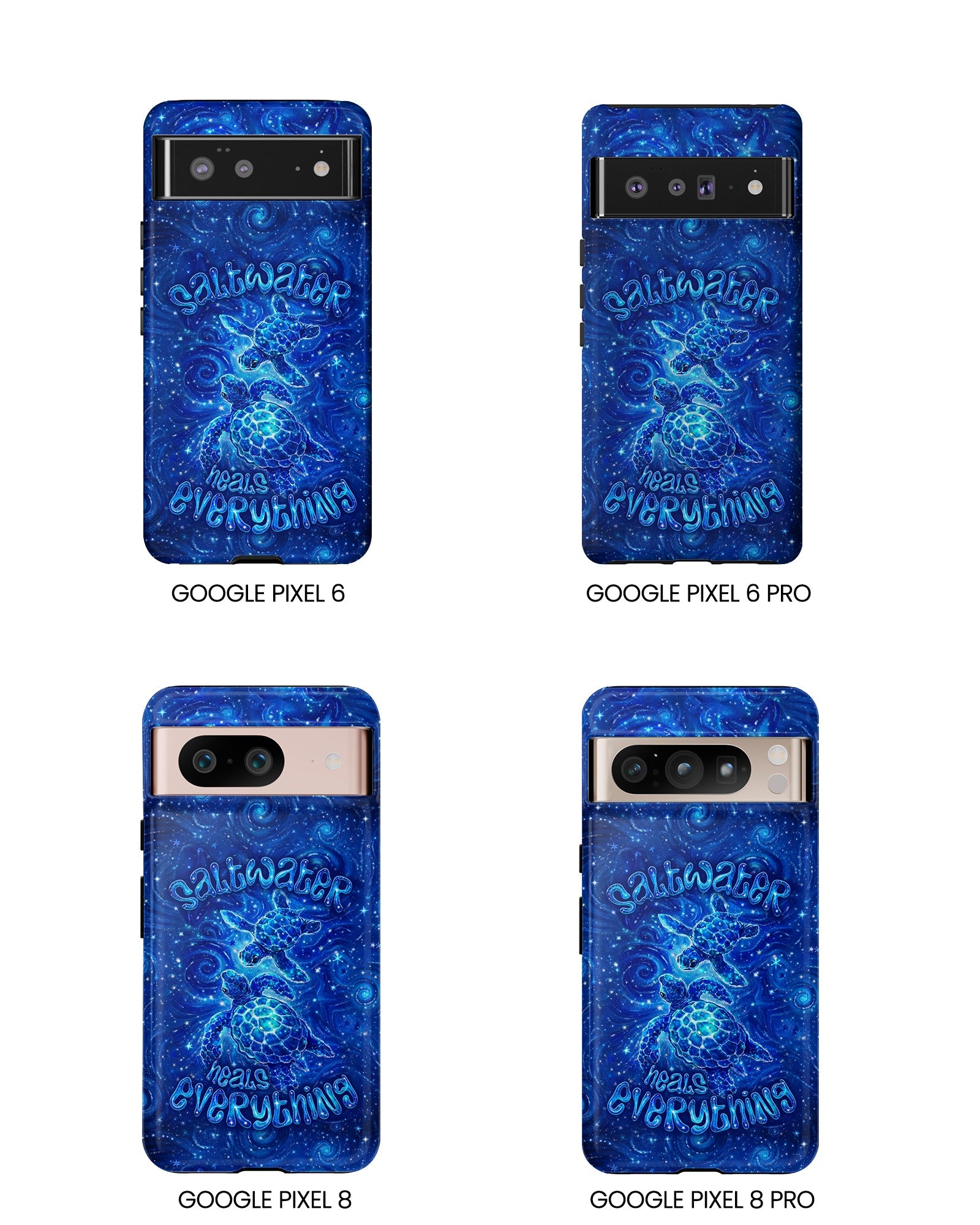 SALTWATER HEALS EVERYTHING TURTLE PHONE CASE  - TLNO2304261