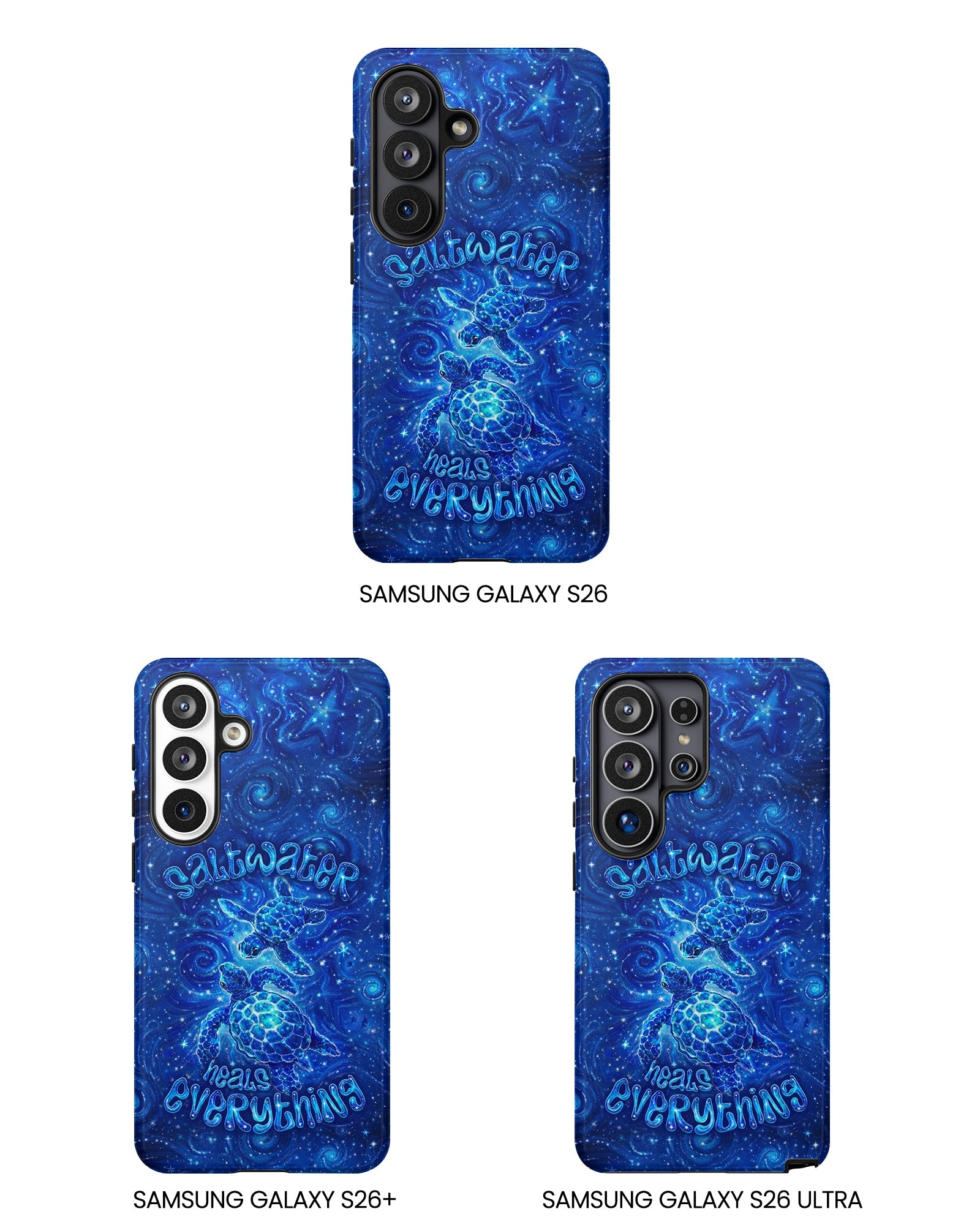SALTWATER HEALS EVERYTHING TURTLE PHONE CASE  - TLNO2304261