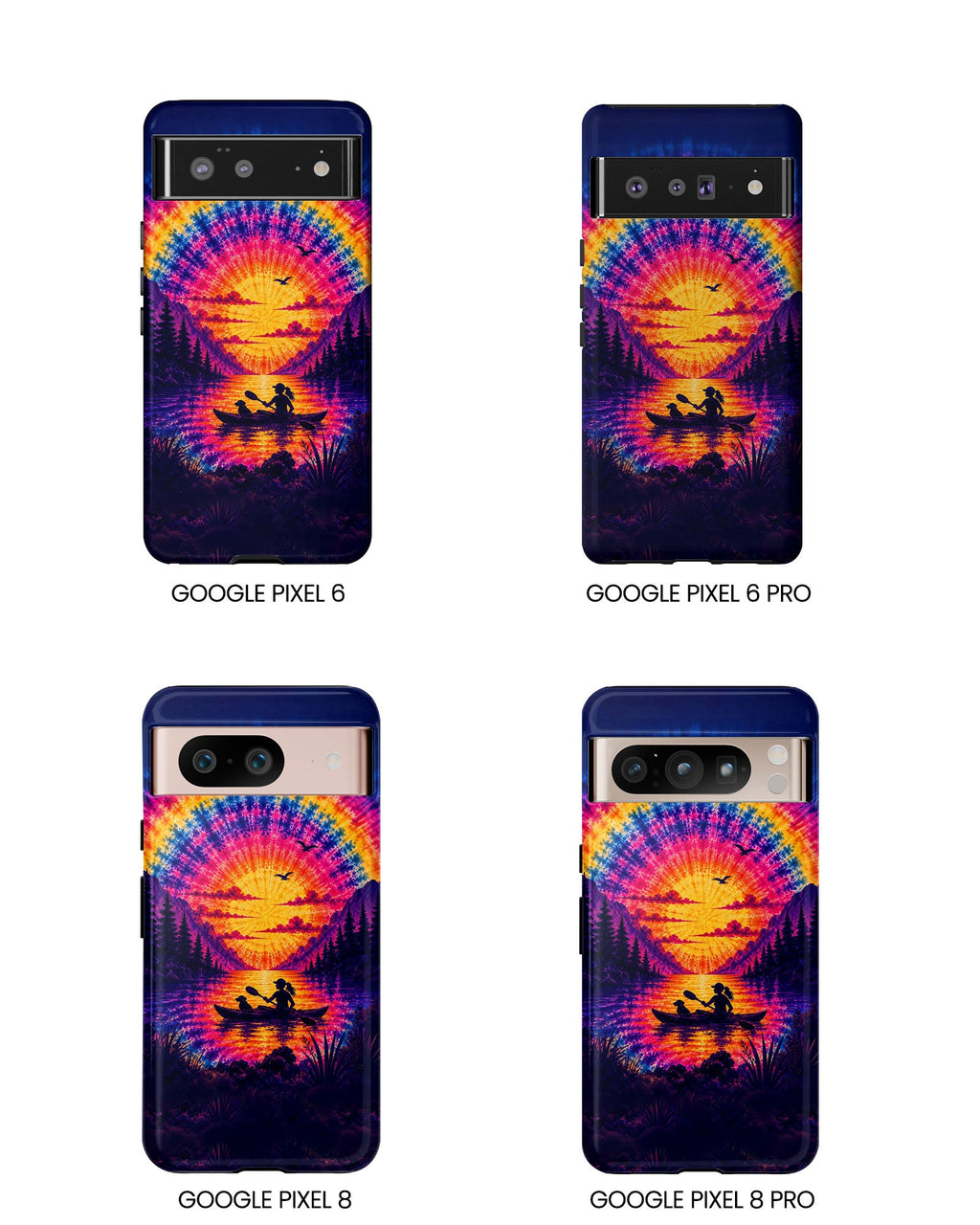 KAYAK LAKE DAY WITH DOG SUNSET PHONE CASE - TLHG2406262