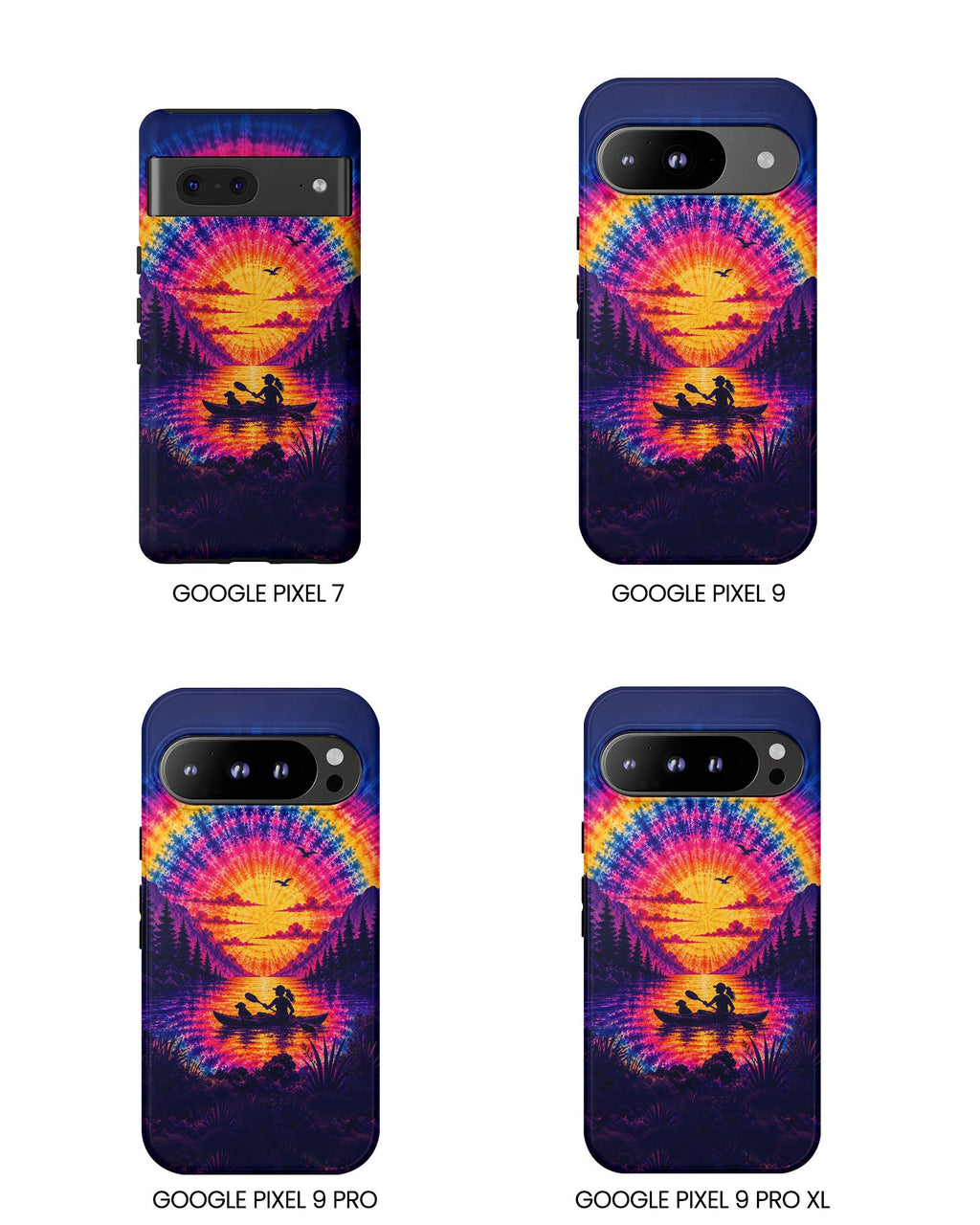 KAYAK LAKE DAY WITH DOG SUNSET PHONE CASE - TLHG2406262