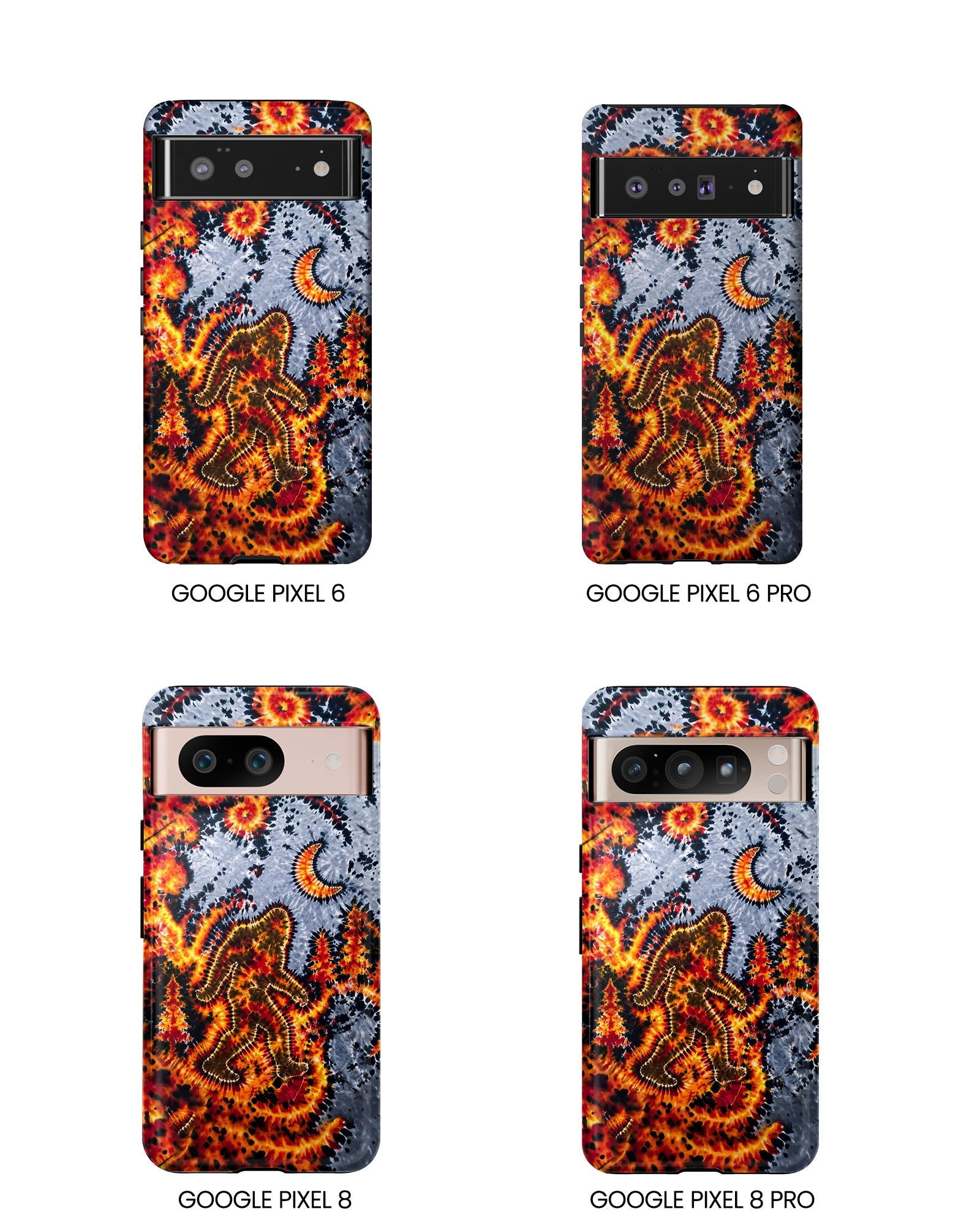 BIGFOOT IN FOREST CRESCENT MOON PHONE CASE  - TLHG2805264