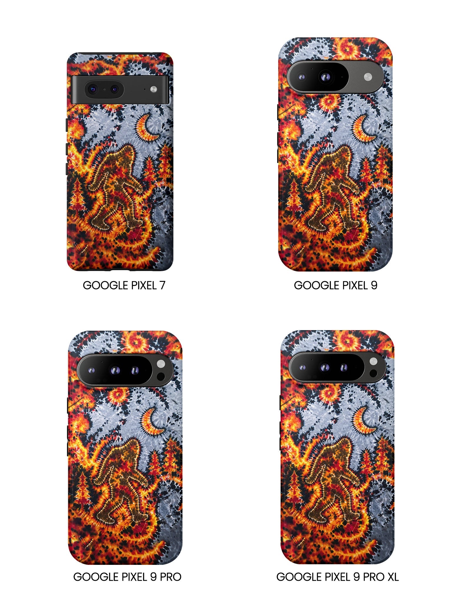 BIGFOOT IN FOREST CRESCENT MOON PHONE CASE  - TLHG2805264