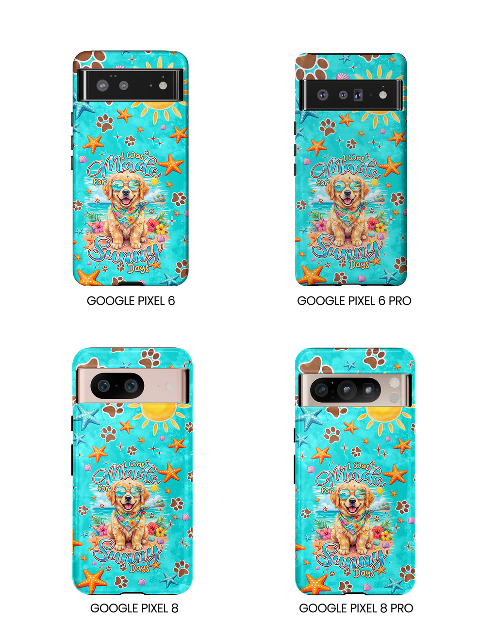 I WAS MADE FOR SUNNY DAYS GOLDEN RETRIEVER DOG PHONE CASE - TYPQ0206261