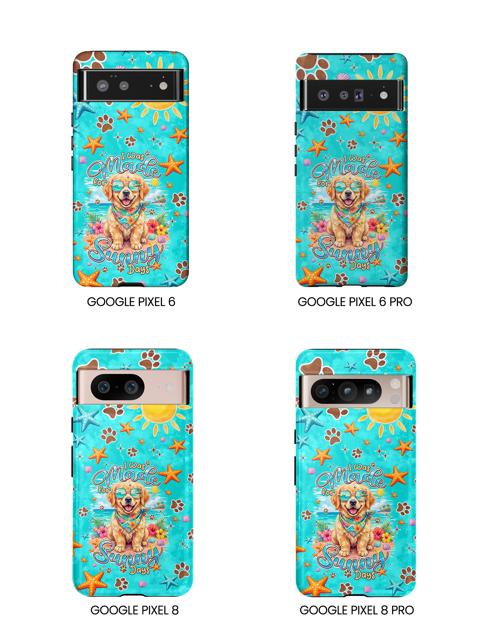 I WAS MADE FOR SUNNY DAYS GOLDEN RETRIEVER DOG PHONE CASE - TYPQ0206261