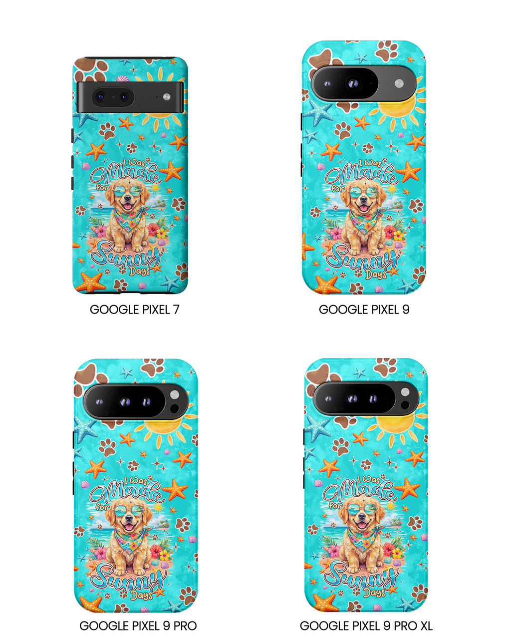 I WAS MADE FOR SUNNY DAYS GOLDEN RETRIEVER DOG PHONE CASE - TYPQ0206261