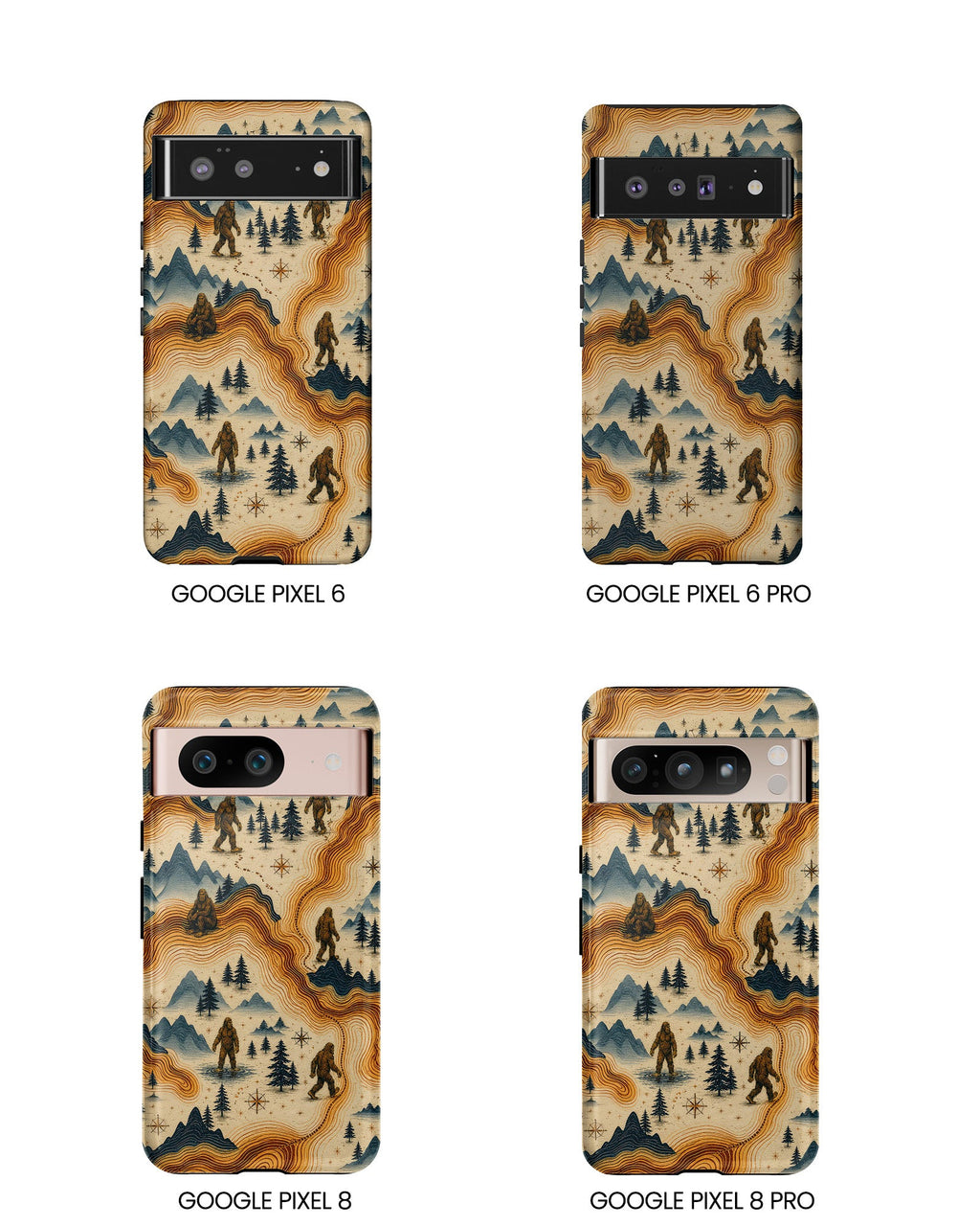 BIGFOOT VINTAGE LANDSCAPE PHONE CASE - TLNO0307261