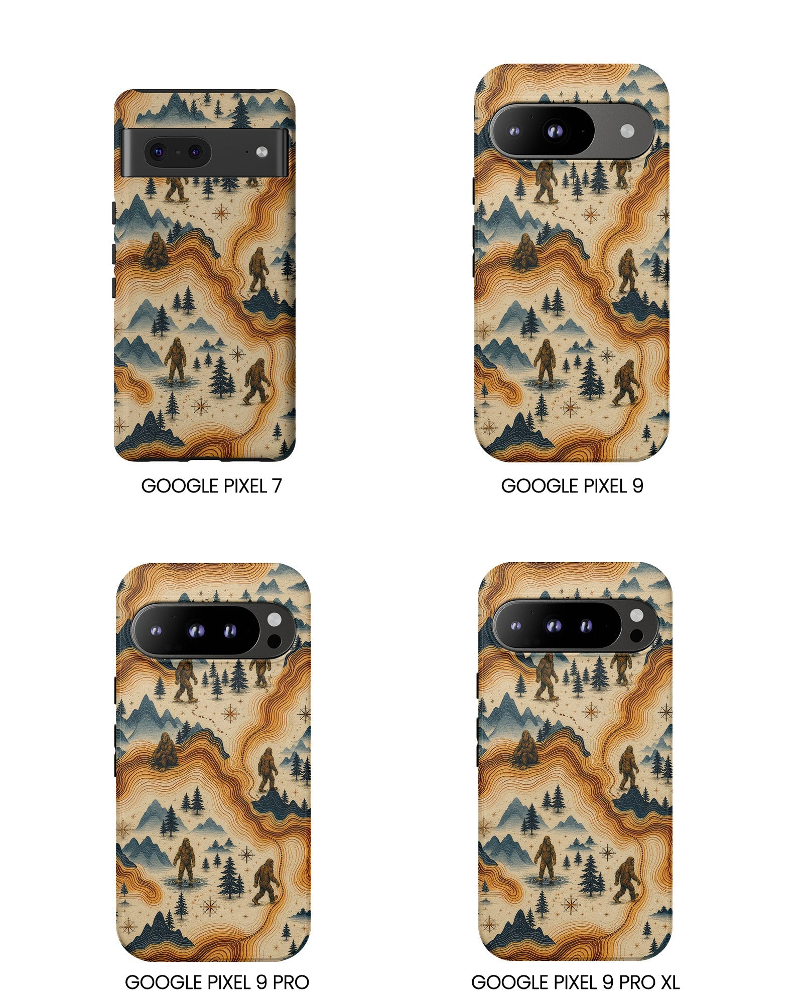 BIGFOOT VINTAGE LANDSCAPE PHONE CASE - TLNO0307261