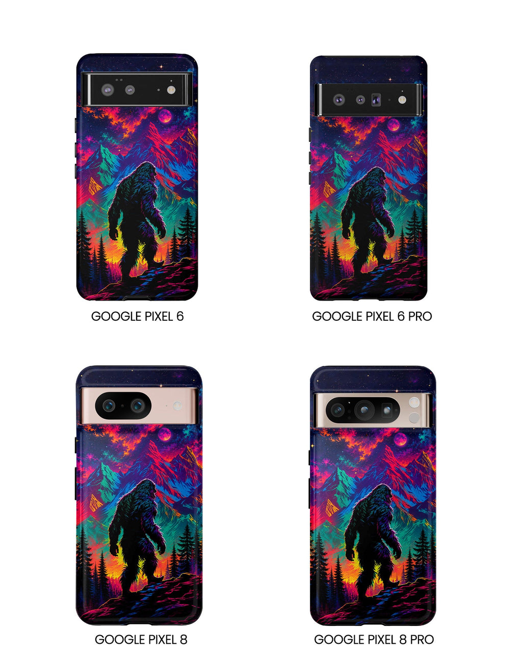 NEON WILDERNESS BIGFOOT PHONE CASE   - TLHN1905264