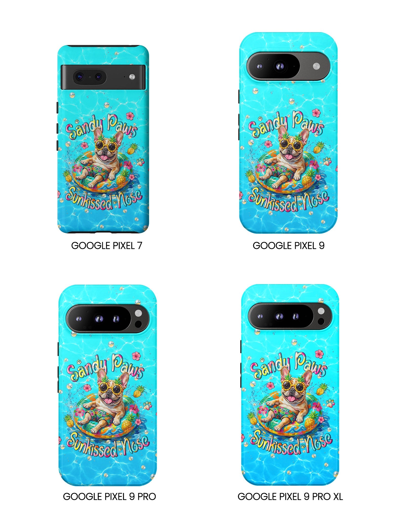 SANDY PAWS SUNKISSED NOSE FRENCH BULLDOG PHONE CASE  - TLHN2005264