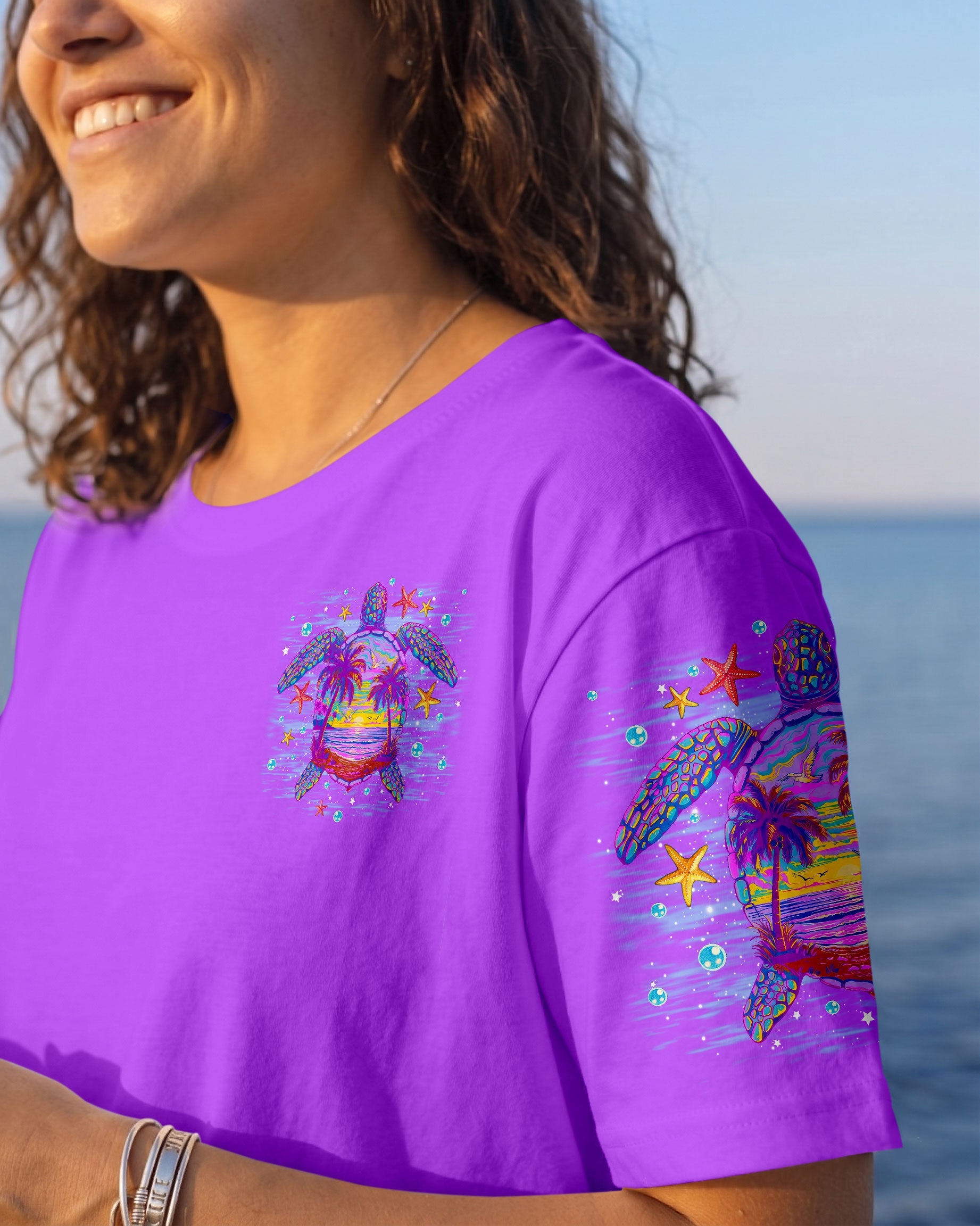 SALTWATER HEALS EVERYTHING TURTLE ALL OVER PRINT   - TLNO0506261