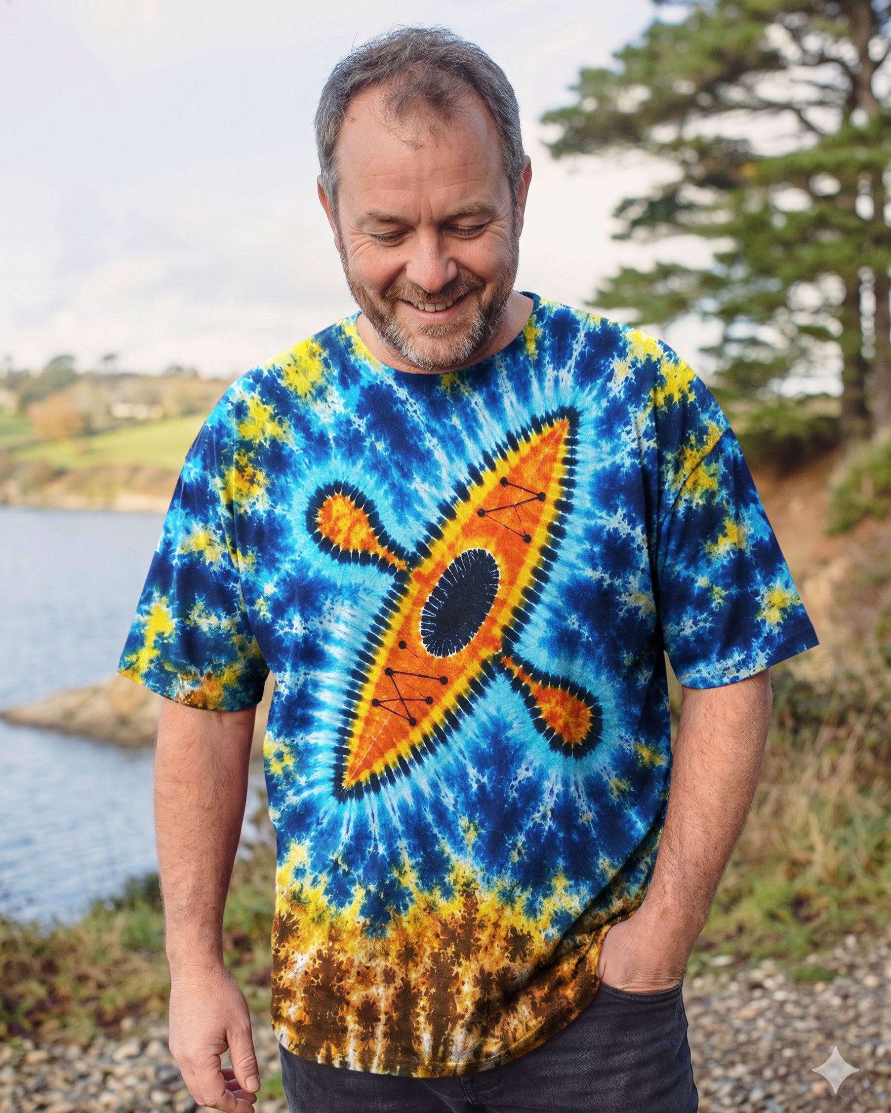 KAYAK LAKE DAY ALL OVER PRINT - TLNO1505261