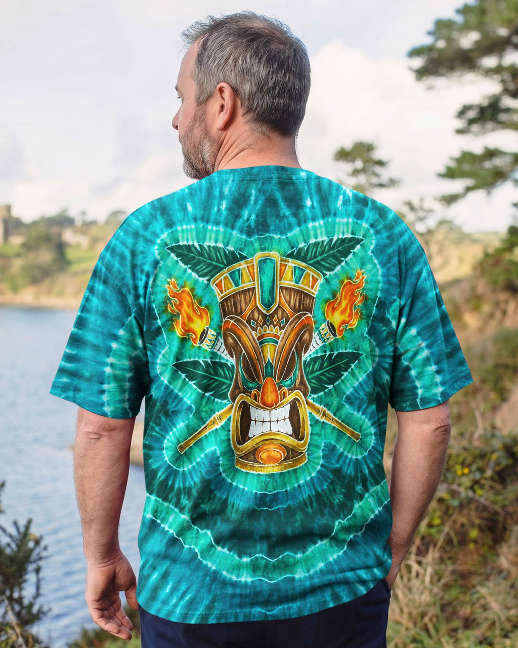 TROPICAL TIKI BURST ALL OVER PRINT  - TLNO2506261