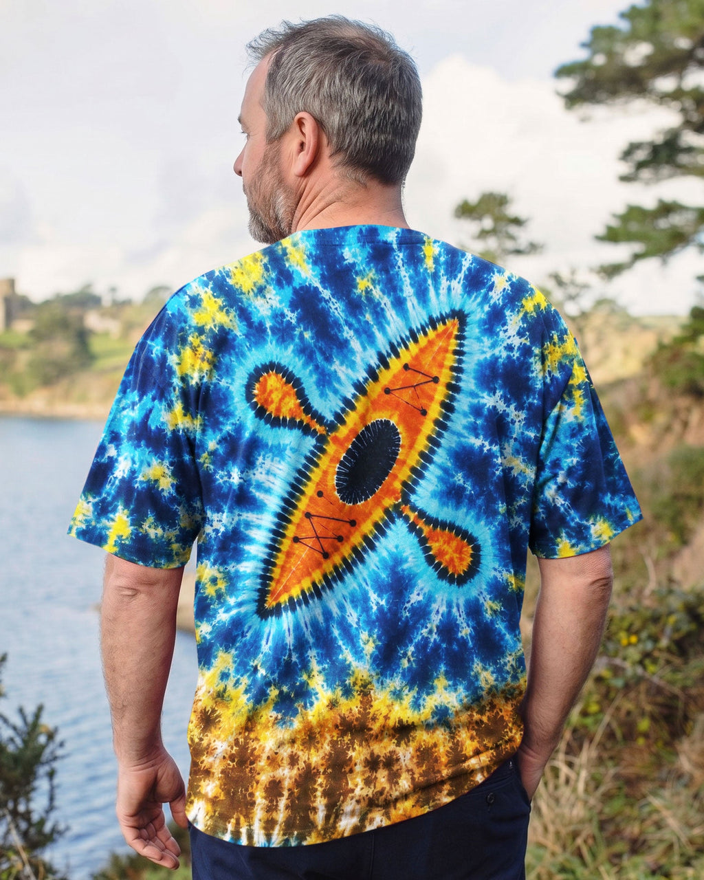 KAYAK LAKE DAY ALL OVER PRINT - TLNO1505261