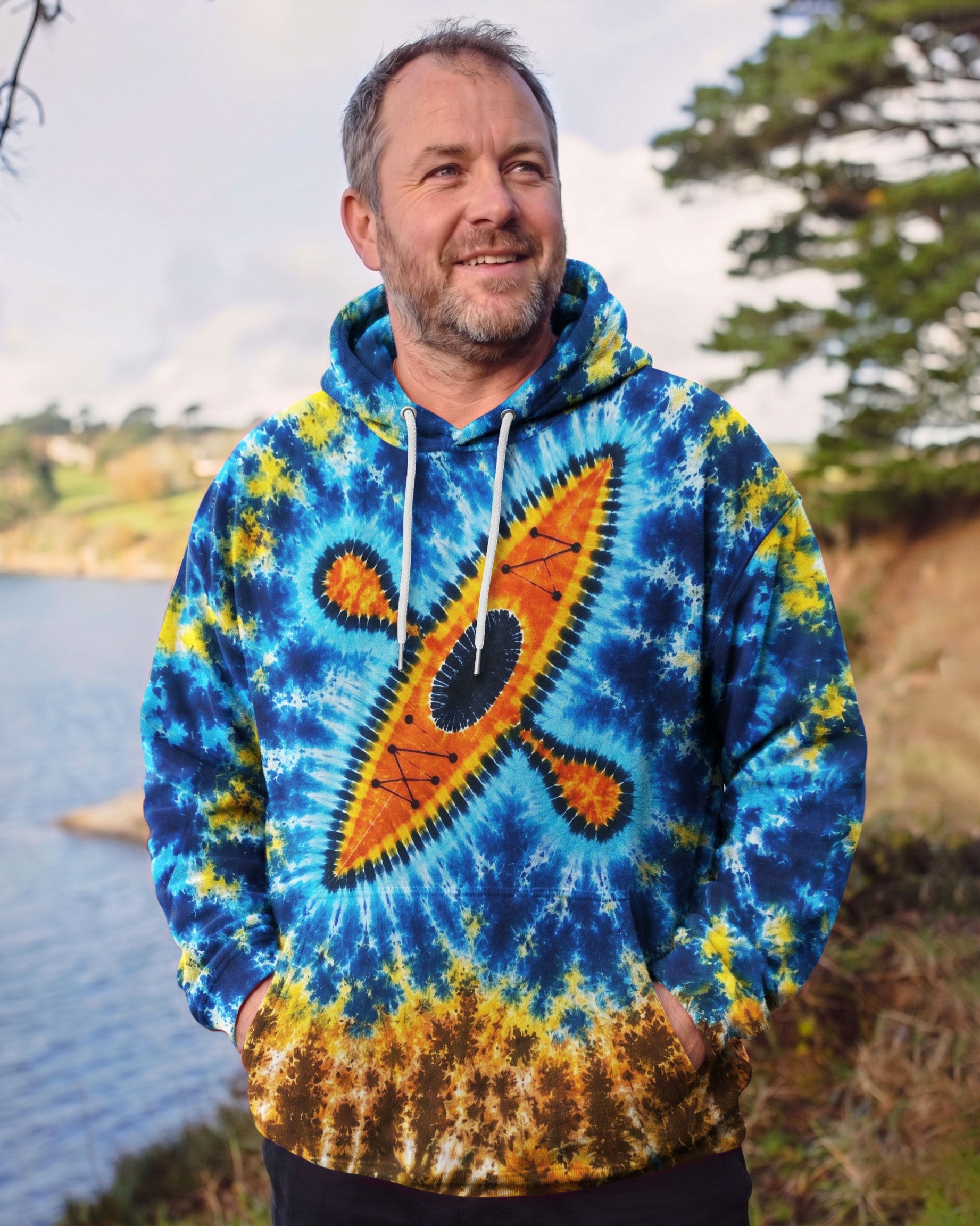 KAYAK LAKE DAY ALL OVER PRINT - TLNO1505261