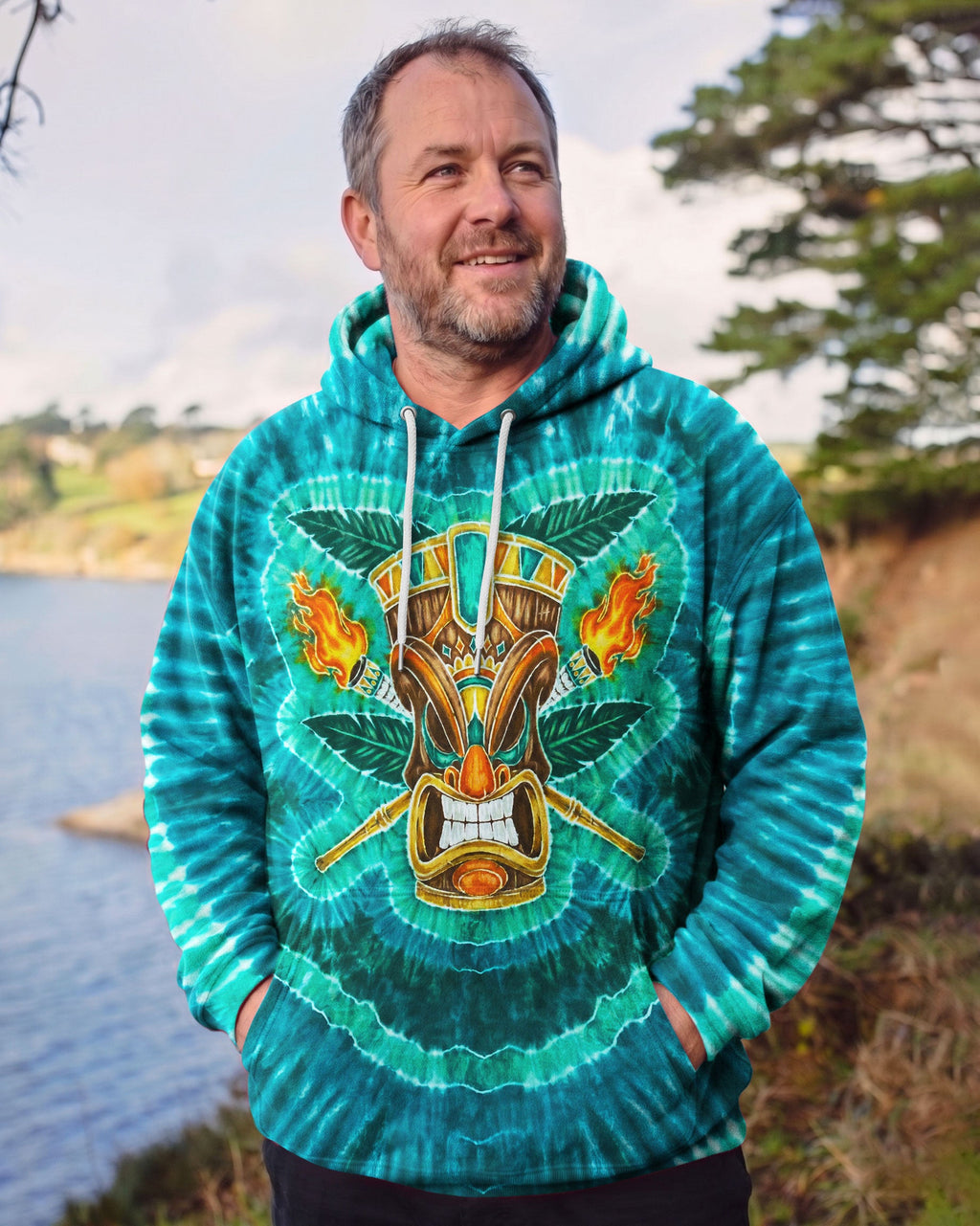 TROPICAL TIKI BURST ALL OVER PRINT  - TLNO2506261