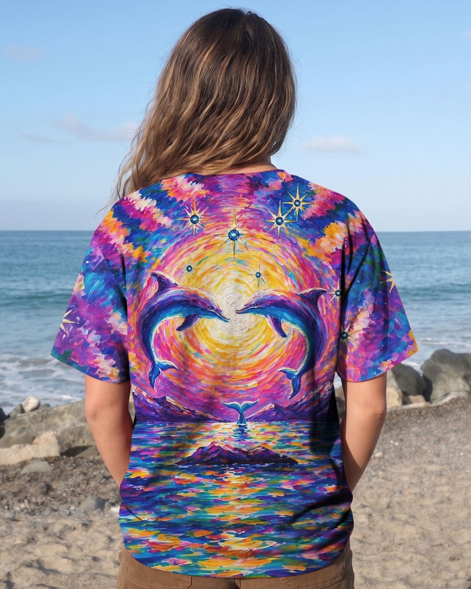 DOLPHIN SUNRISE  ALL OVER PRINT - TLNO0605261