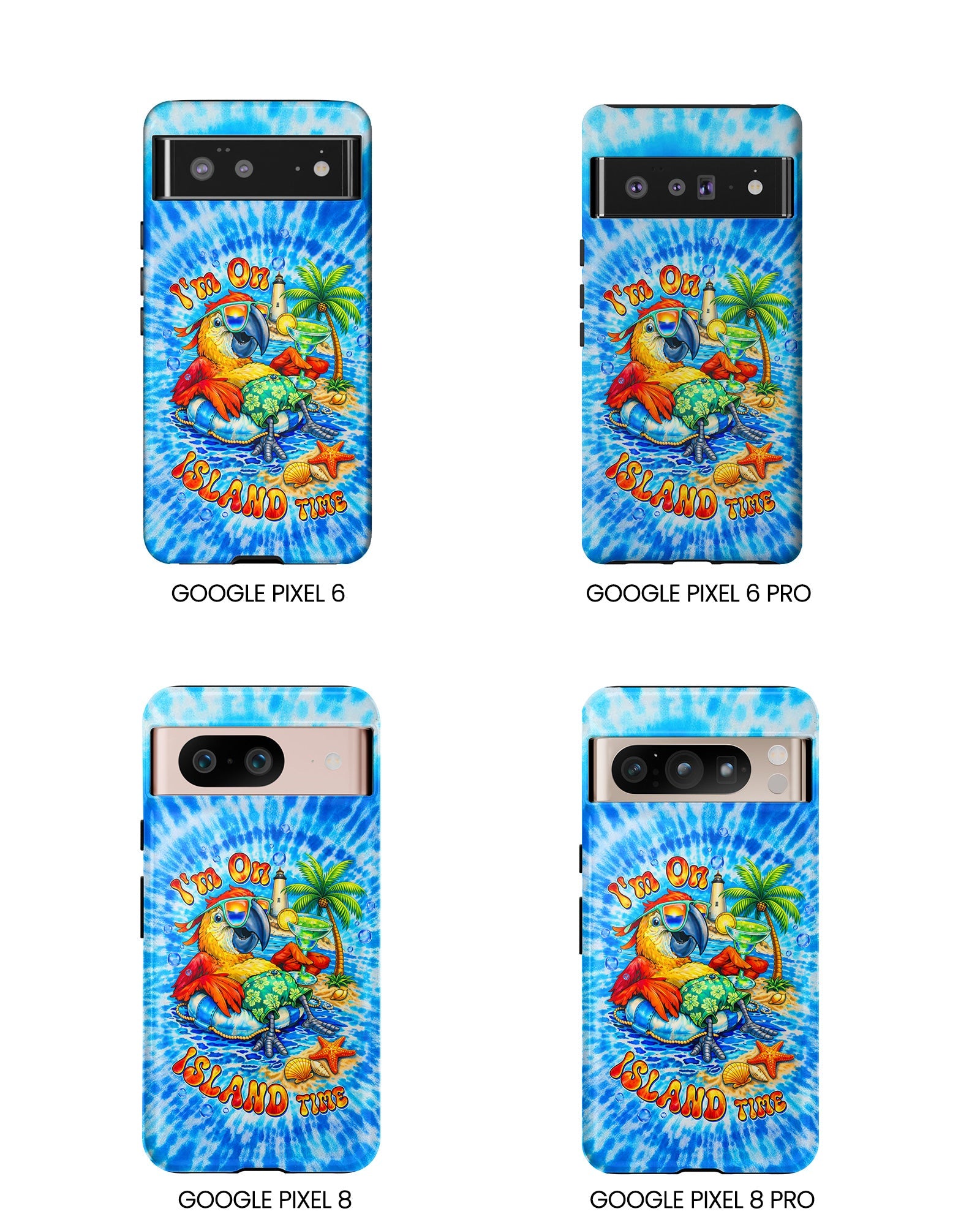 I'M ON ISLAND TIME PARROT SWIRL PHONE CASE   - TLTW1304262