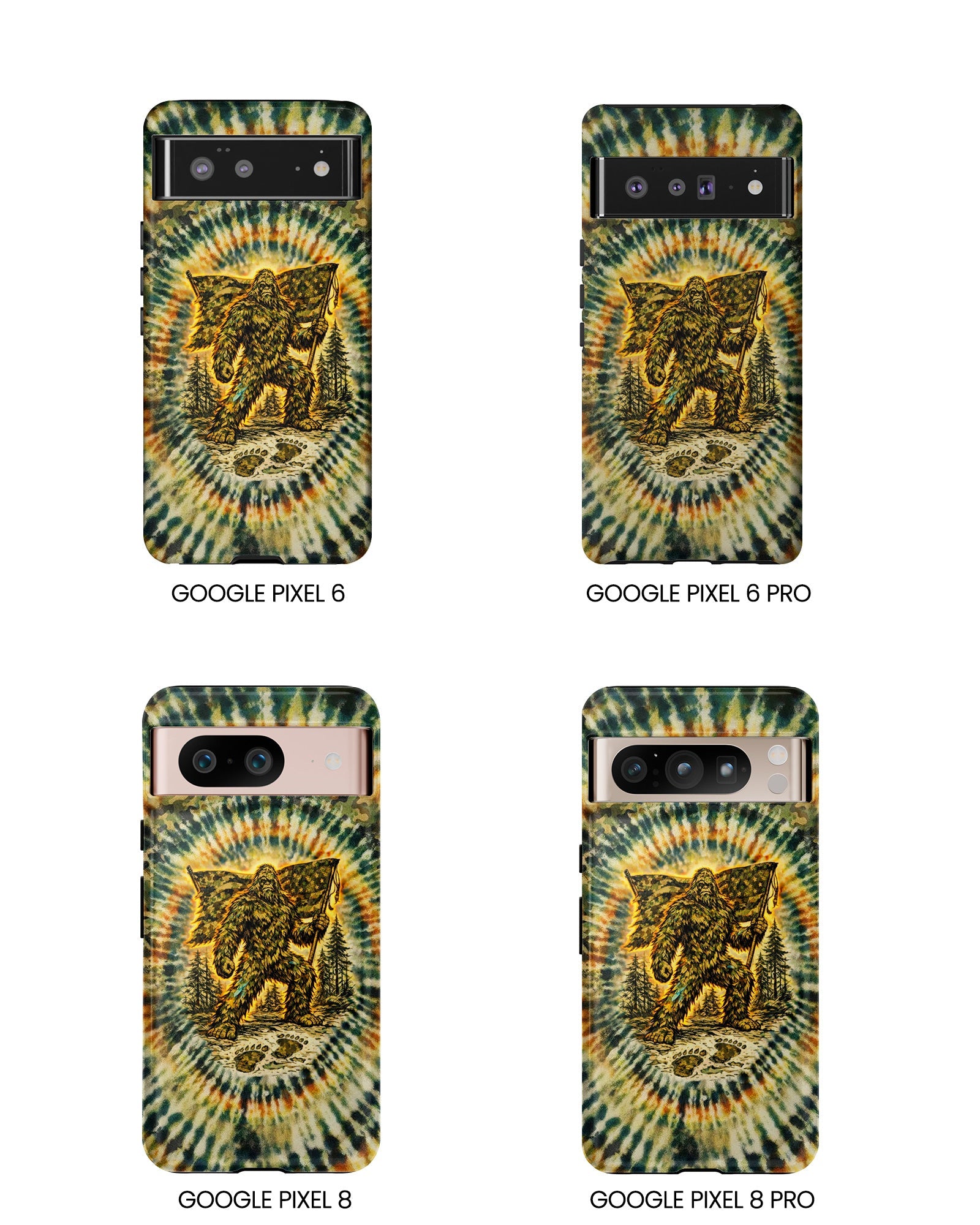 BIGFOOT WITH FLAG CAMOUFLAGE  PHONE CASE  - TLTW0705262