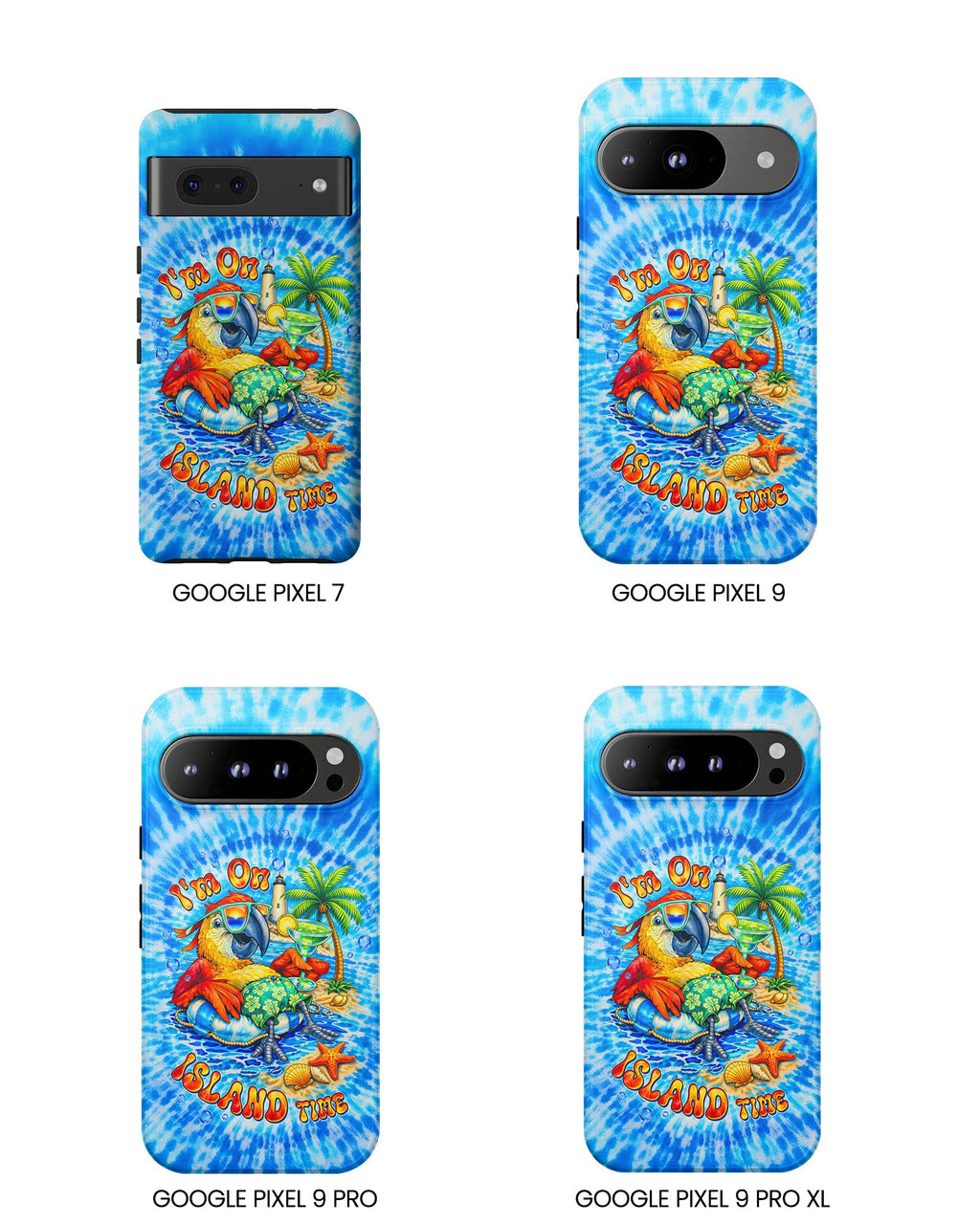 I'M ON ISLAND TIME PARROT SWIRL PHONE CASE   - TLTW1304262