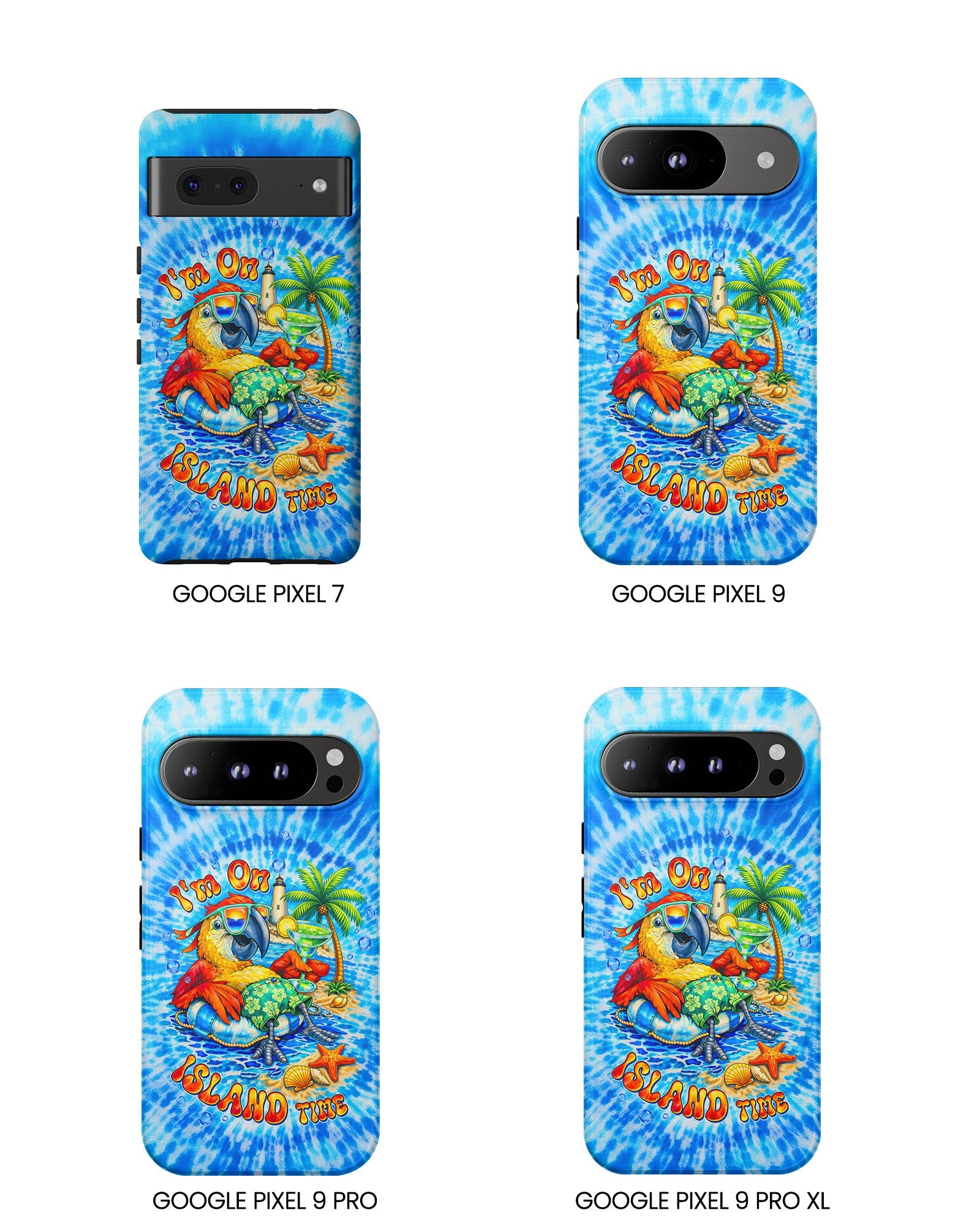 I'M ON ISLAND TIME PARROT SWIRL PHONE CASE   - TLTW1304262