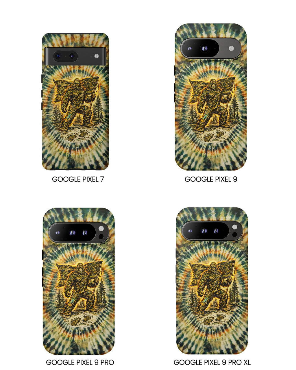 BIGFOOT WITH FLAG CAMOUFLAGE  PHONE CASE  - TLTW0705262