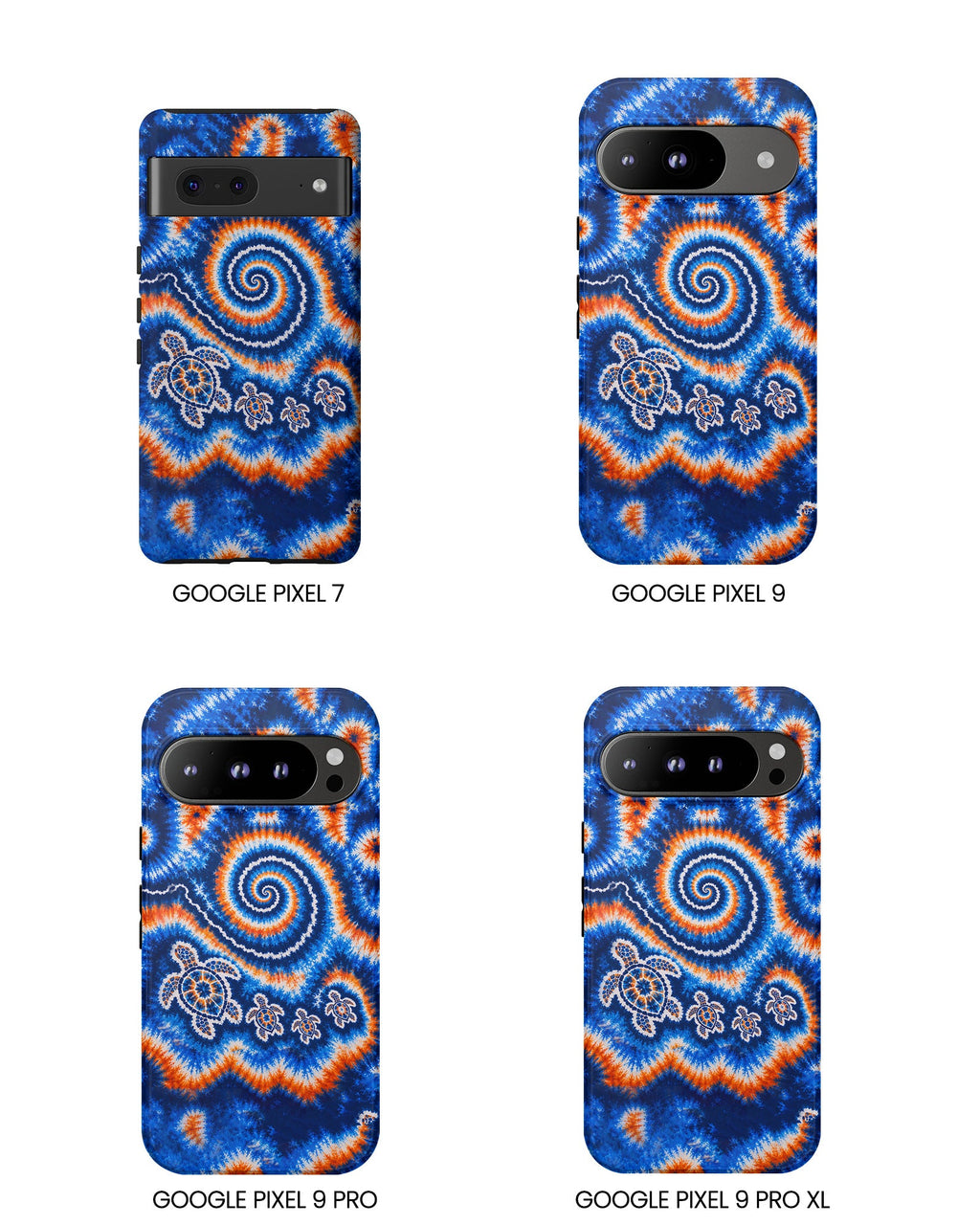 TURTLES WAVES SWIRL PHONE CASE   - TLHN0805264
