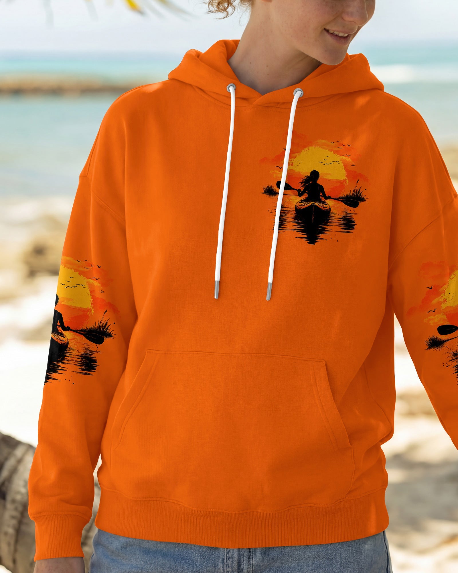 LIFE'S SHORT PADDLE HARD KAYAK ALL OVER PRINT - TLTW2905263